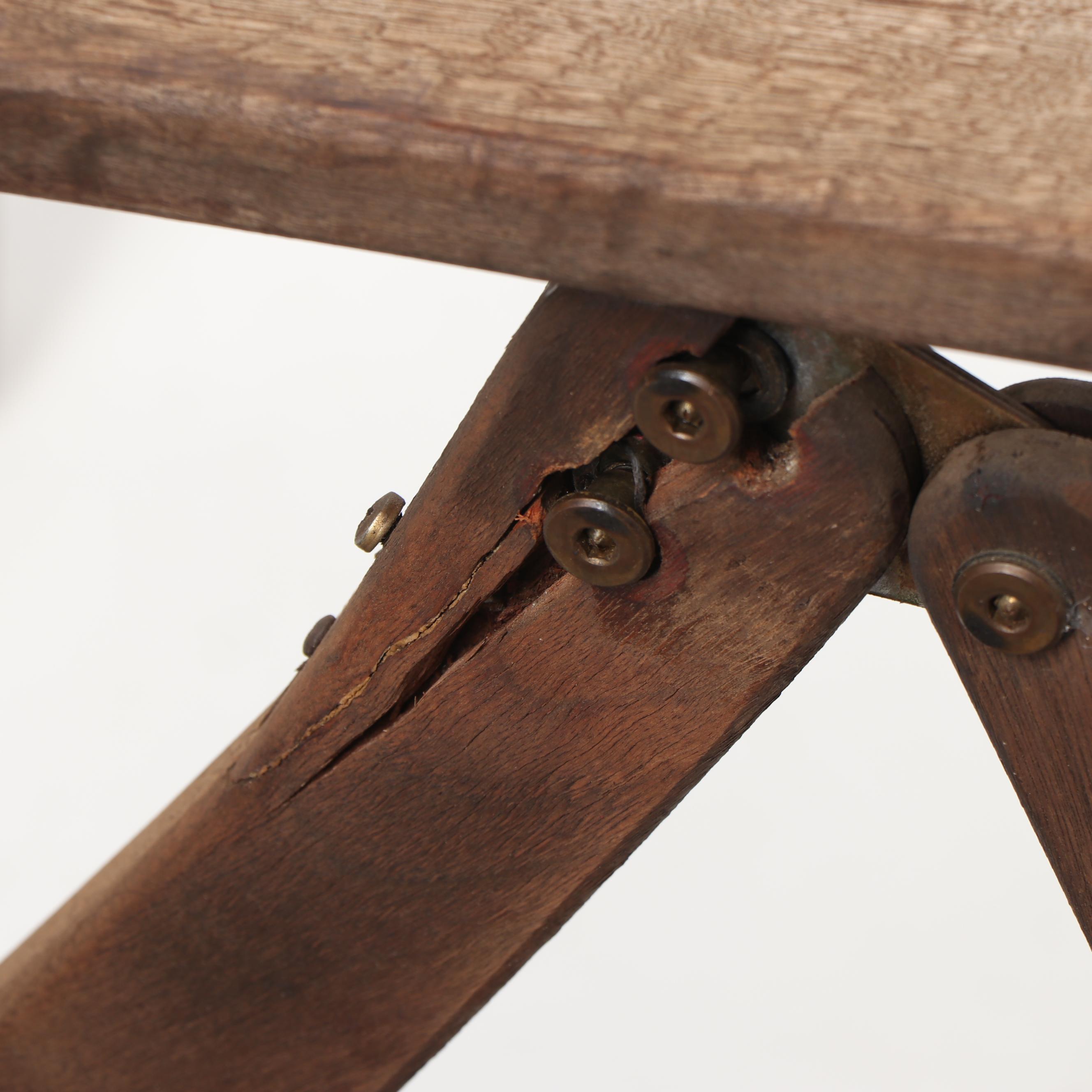 Ipe Patio Dining Table with Folding Armchairs by Jensen Jarrah, 21st Century