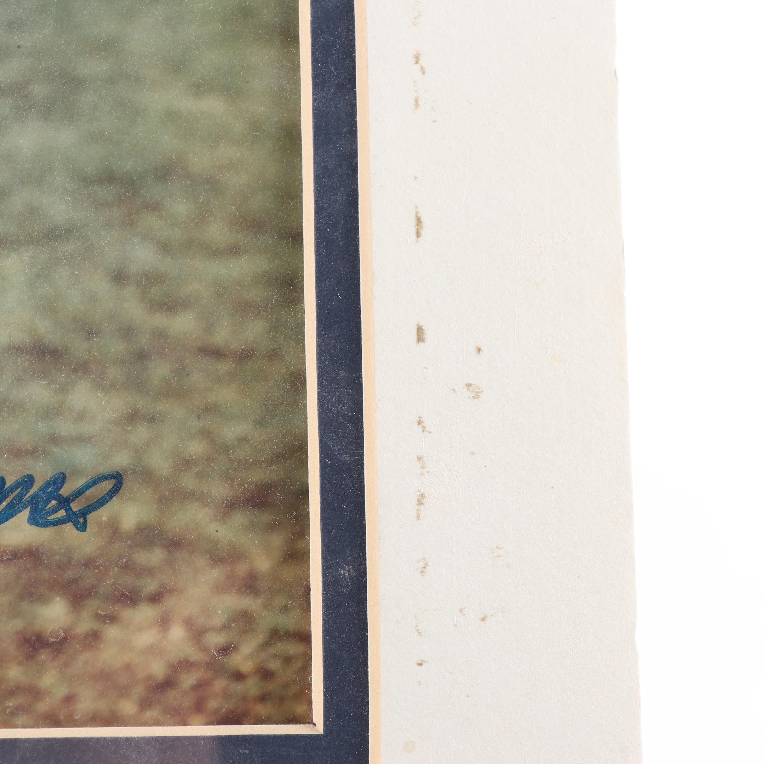 Ted Williams Autographed Color Photograph