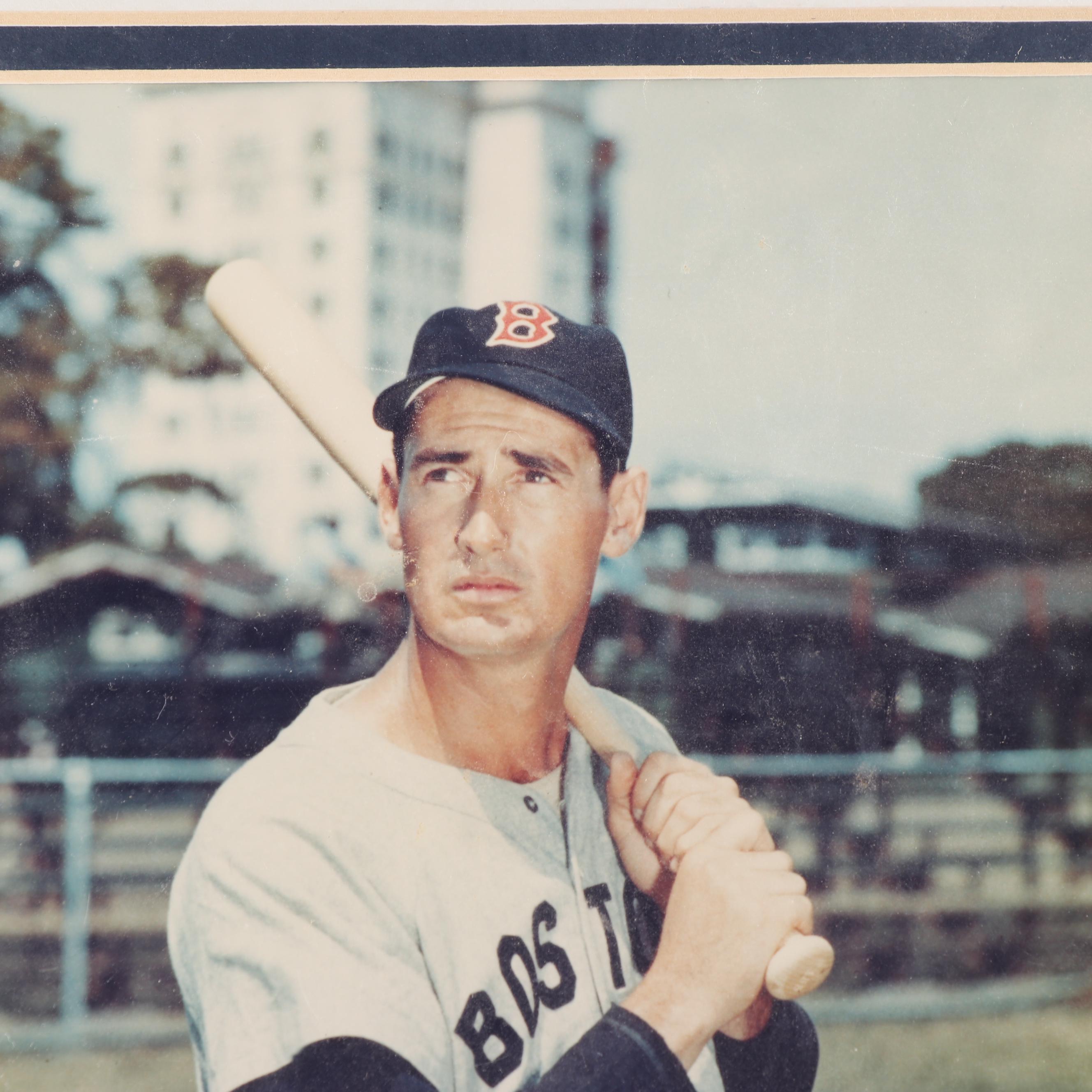 Ted Williams Autographed Color Photograph