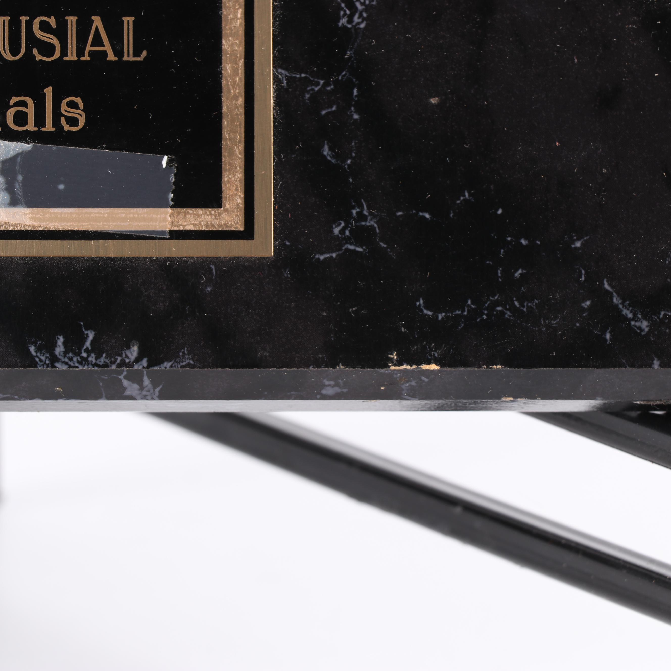 Stan Musial Autographed Color Photograph on Plaque