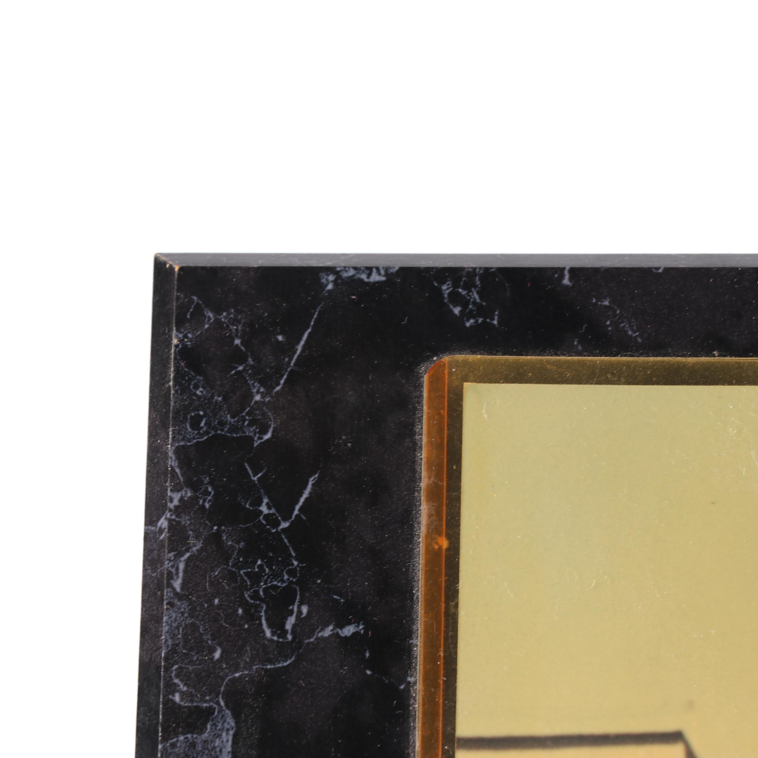 Stan Musial Autographed Color Photograph on Plaque