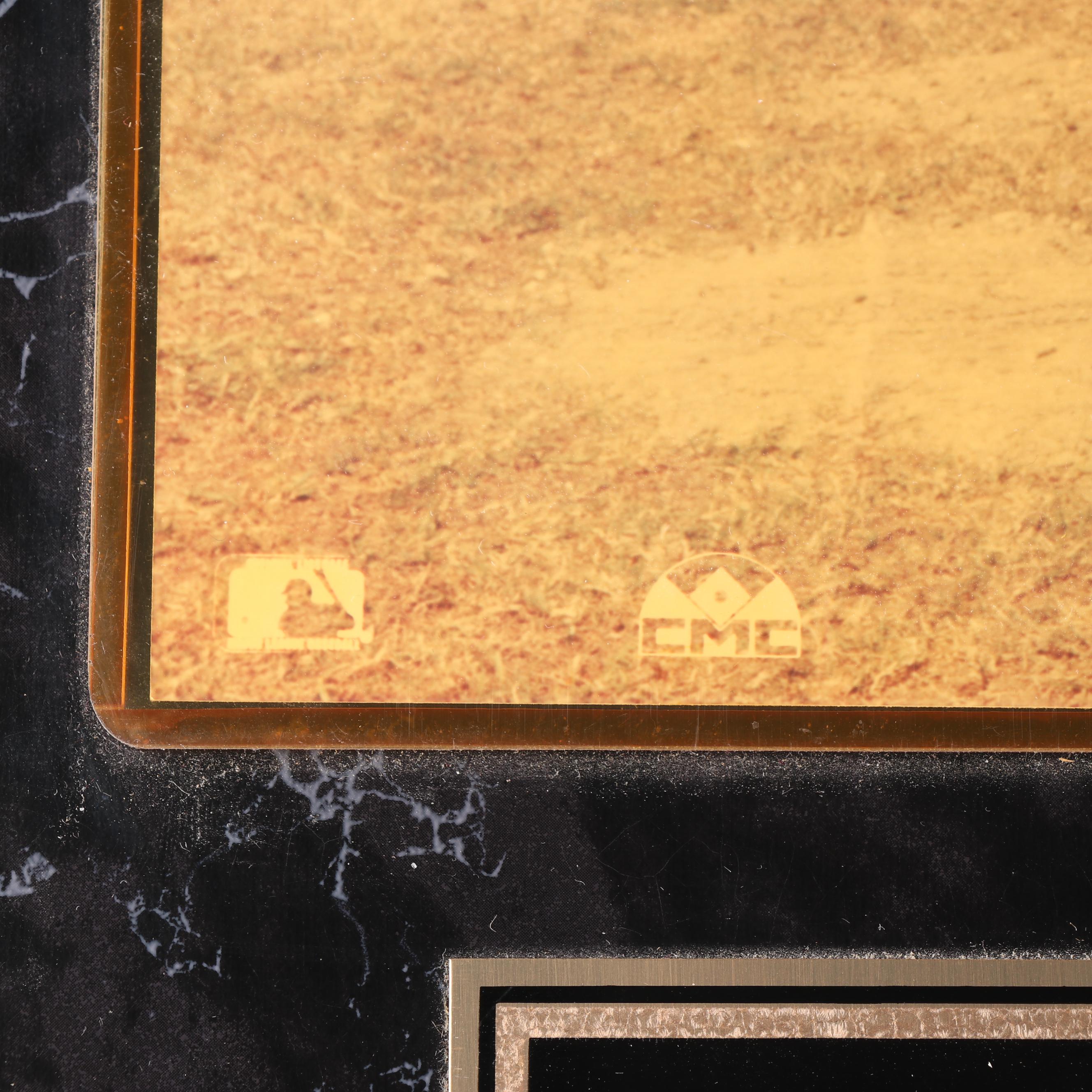 Stan Musial Autographed Color Photograph on Plaque