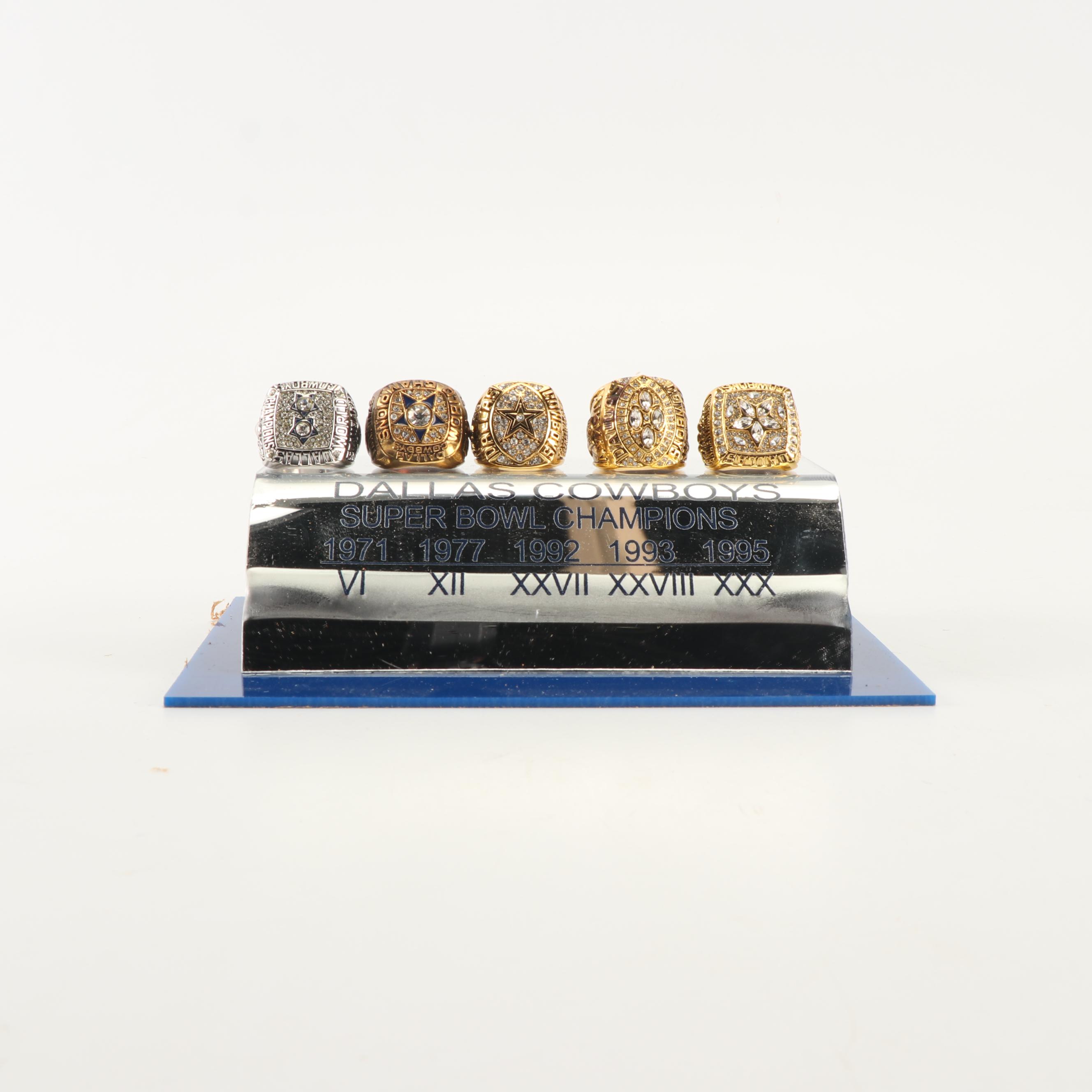 Dallas Cowboys Replica Quarterback Superbowl Rings