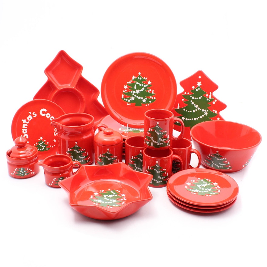 Waechtersbach Christmas Tree Dinnerware