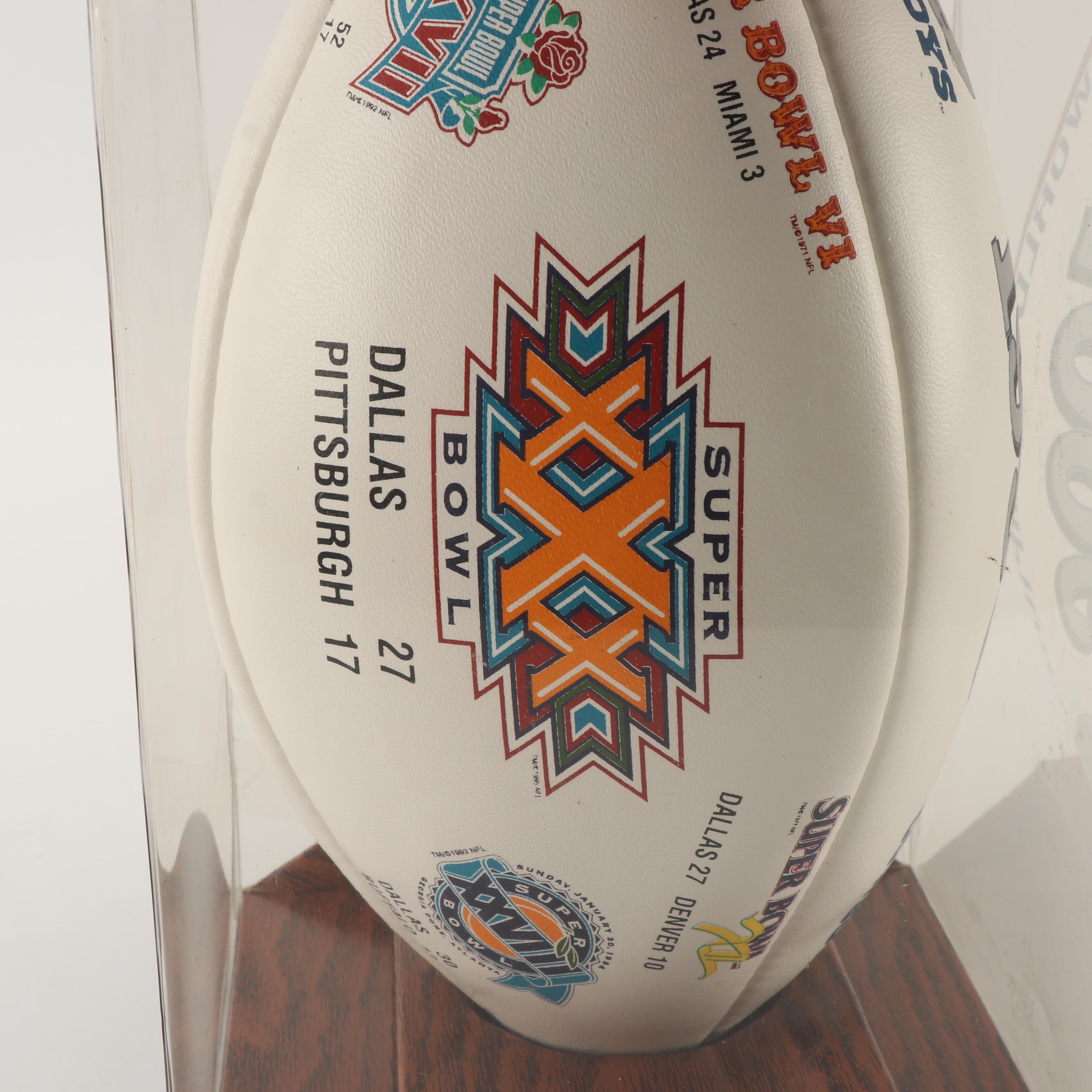 Dallas Cowboys Superbowl XXX Logo-Athletic Hat and World Champions Ball