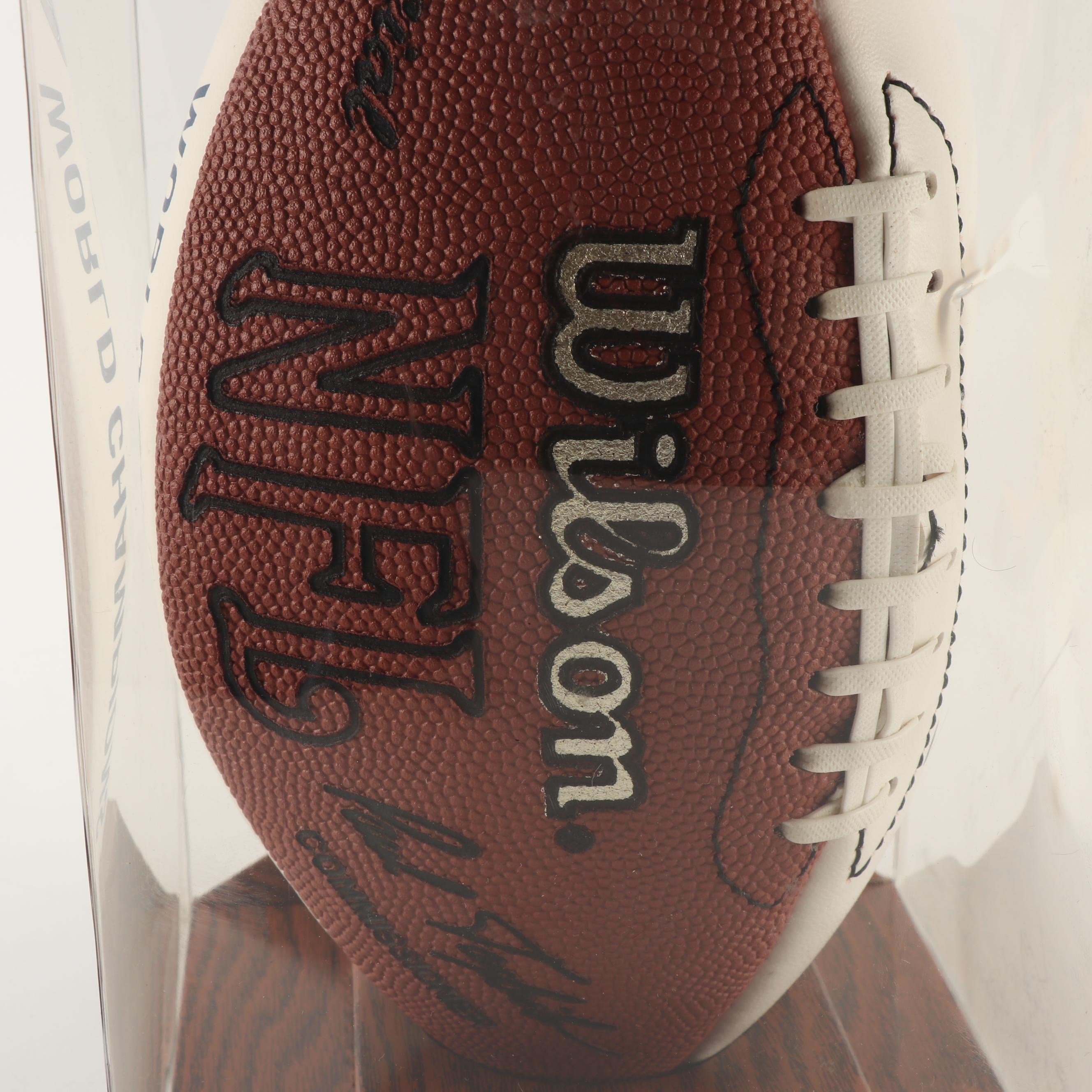 Dallas Cowboys Superbowl XXX Logo-Athletic Hat and World Champions Ball