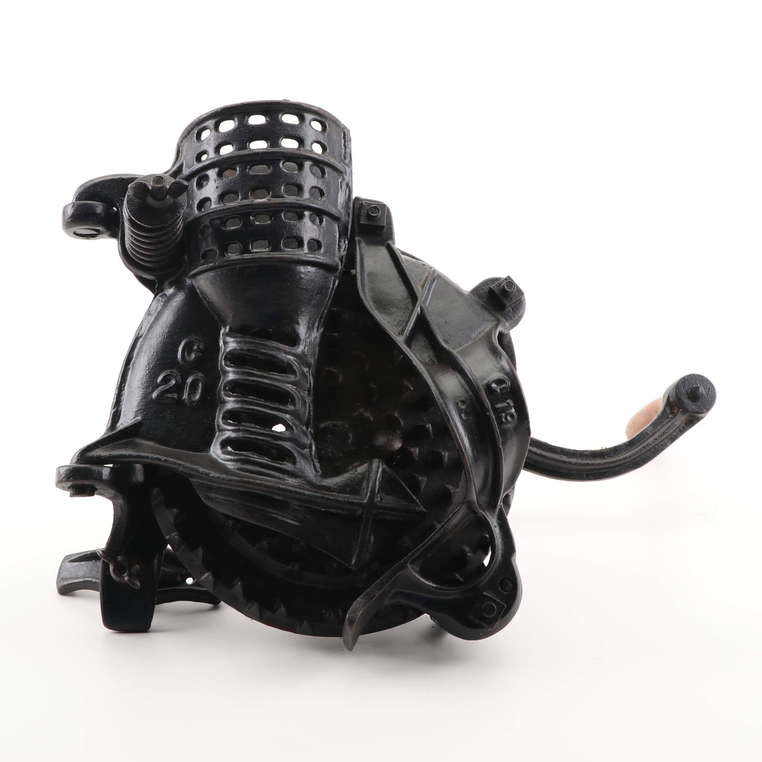 A. H. Patch "Black Hawk" Cast Iron Corn Sheller, Early 20th Century