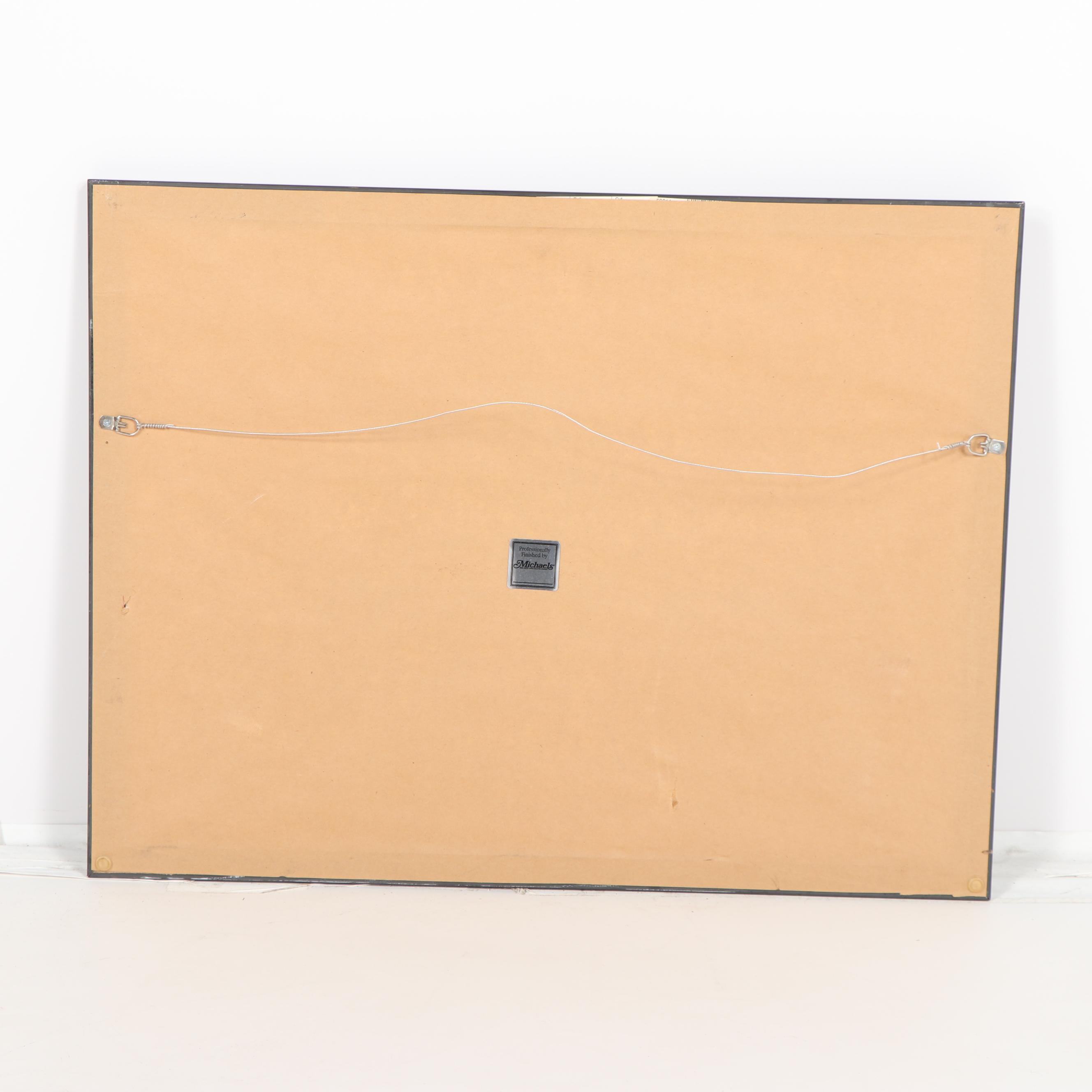 1962 Watercolor Painting "The Hills are Filled with Lupines"