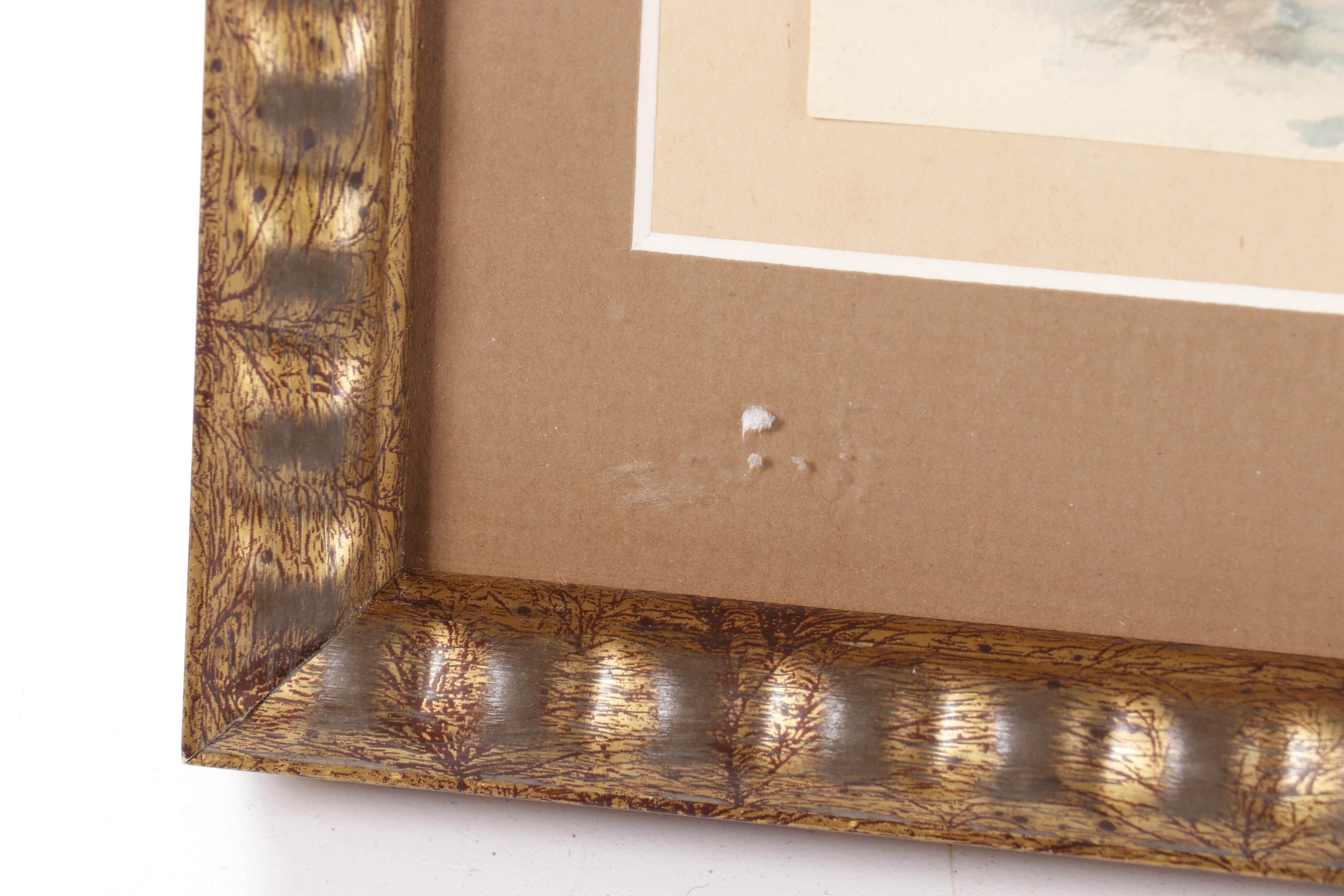 Gilbert Thompsen Landscape Watercolor Painting