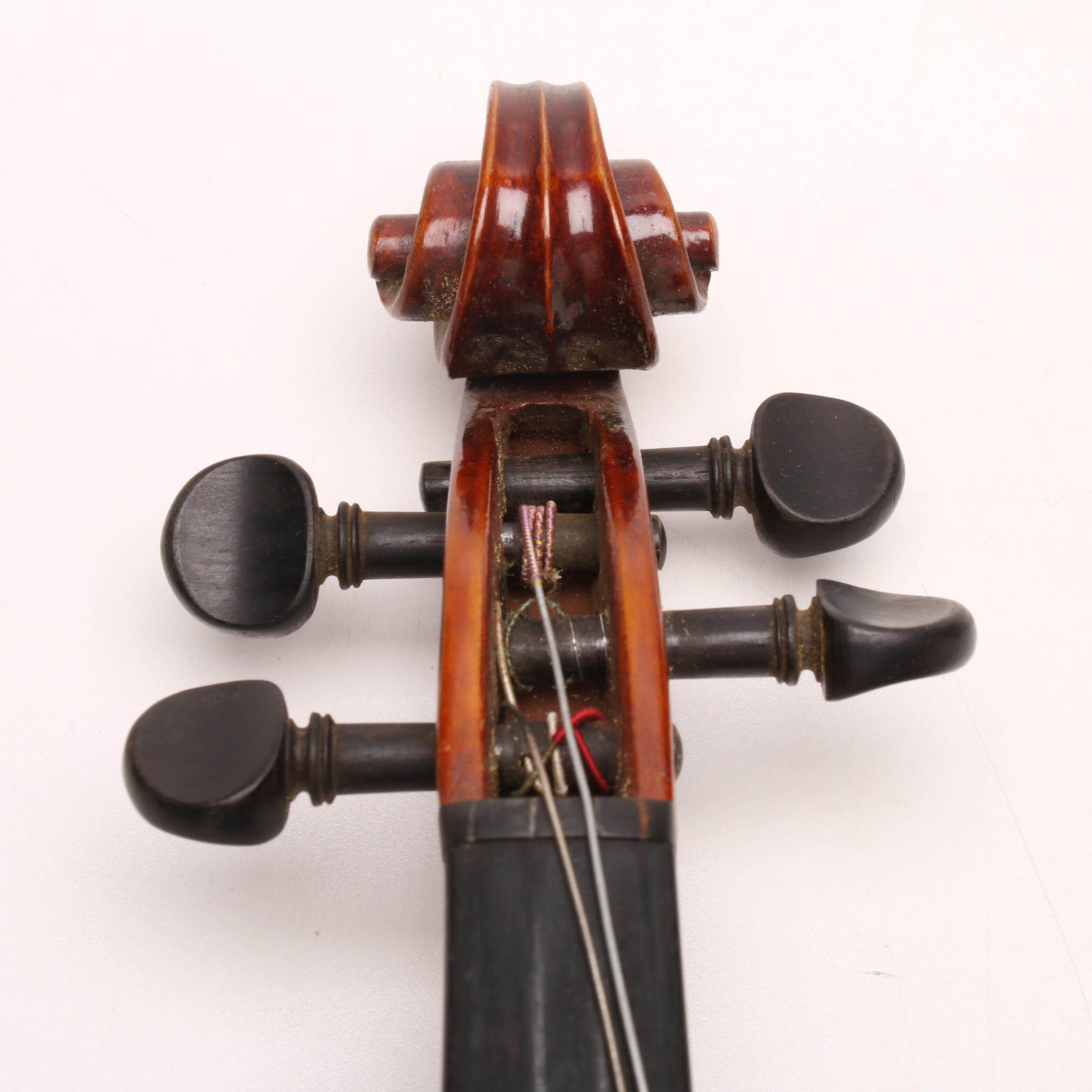 Georg Albert Fischer German Violin by Mittenwald Circa, 1970