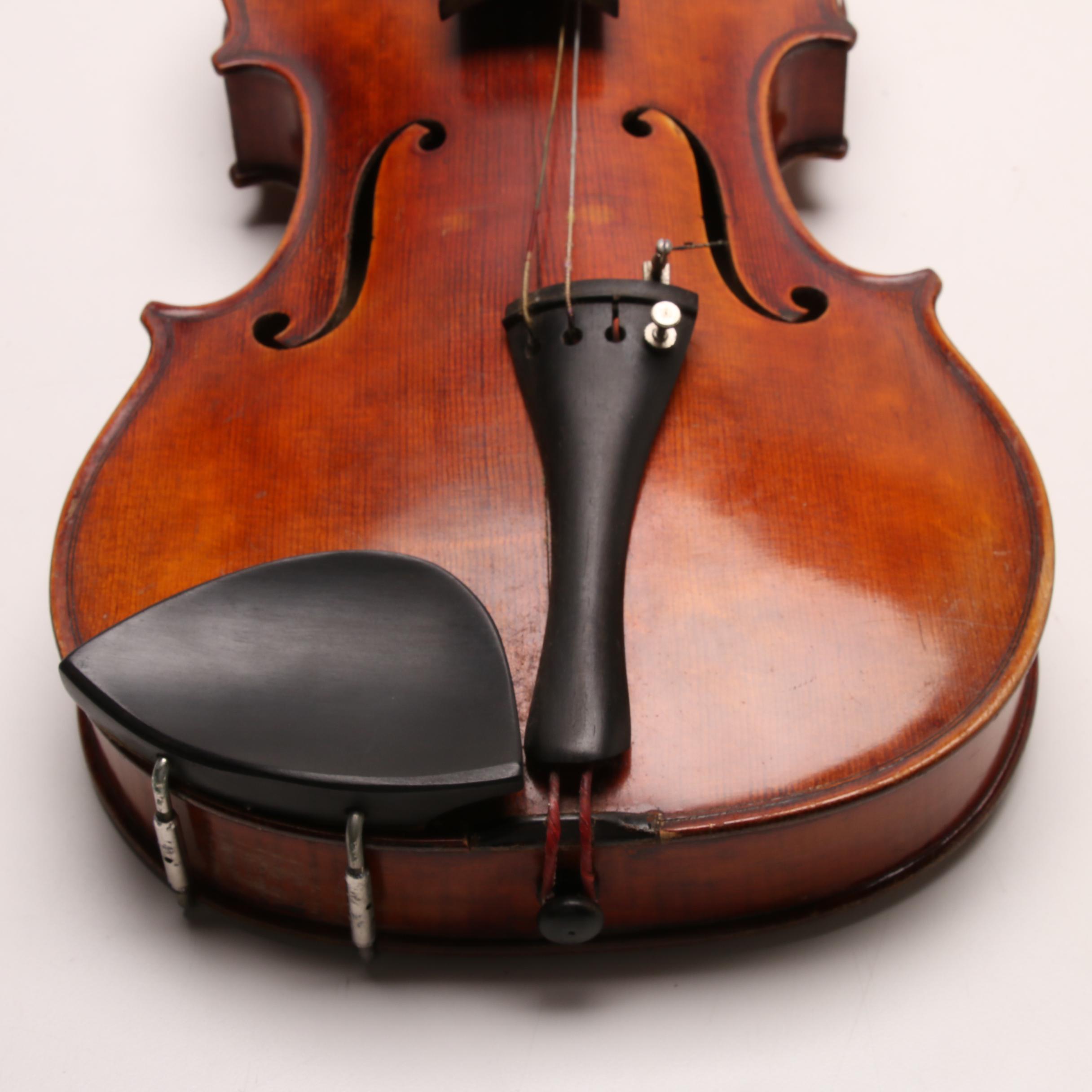 Georg Albert Fischer German Violin by Mittenwald Circa, 1970