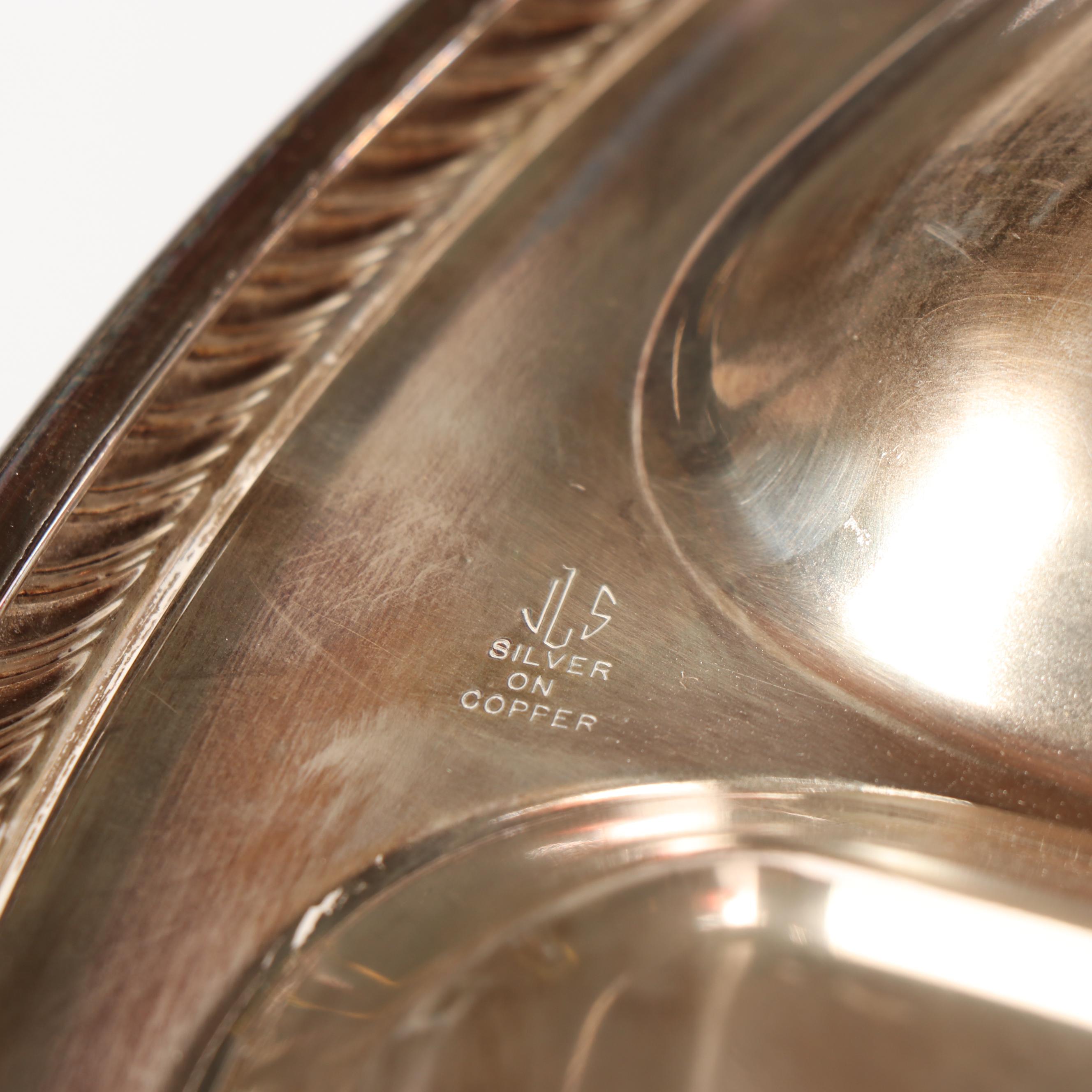 Wilcox "Brandon Hall" Vegetable Bowl with Other Silver Plate Serveware