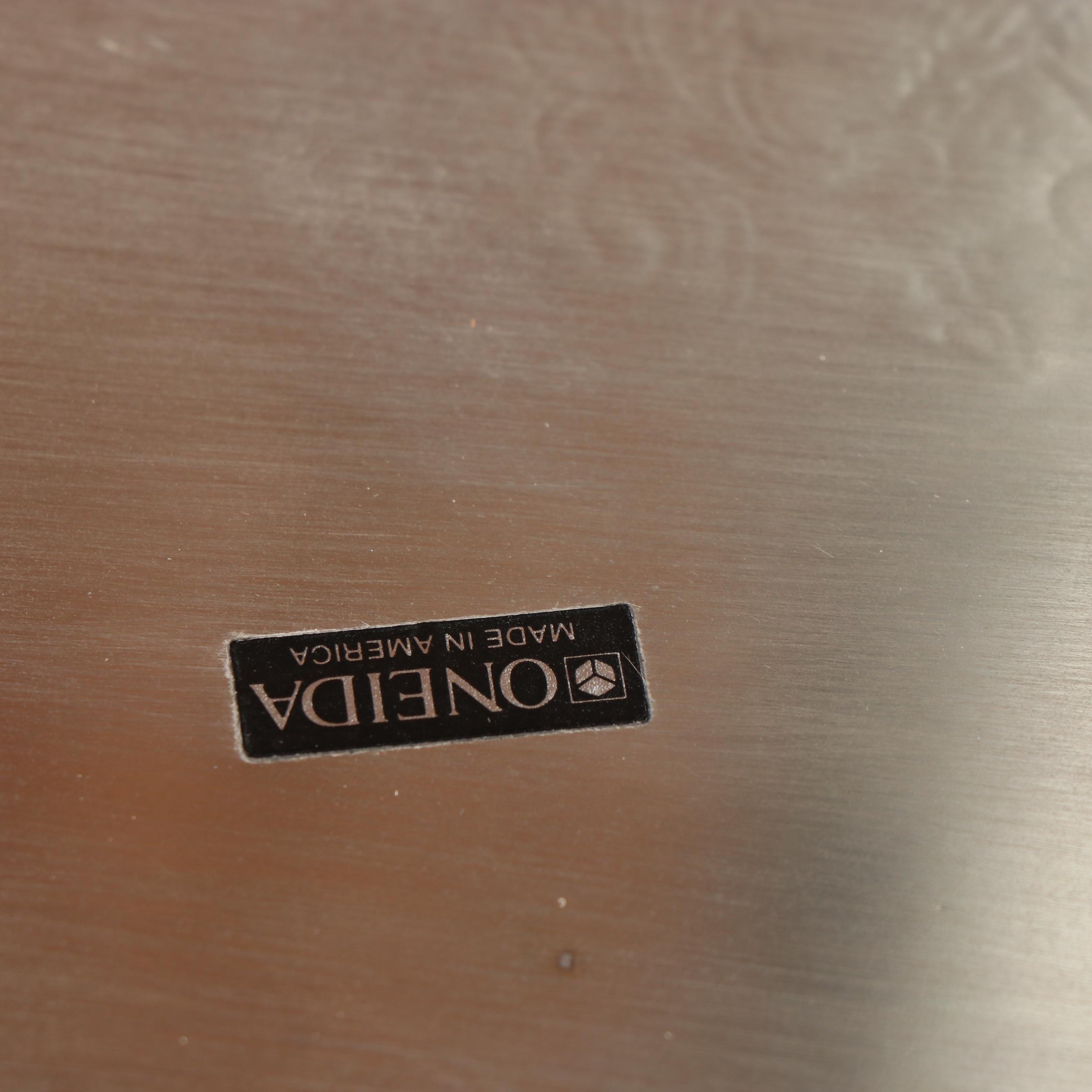 Wilcox "Brandon Hall" Vegetable Bowl with Other Silver Plate Serveware