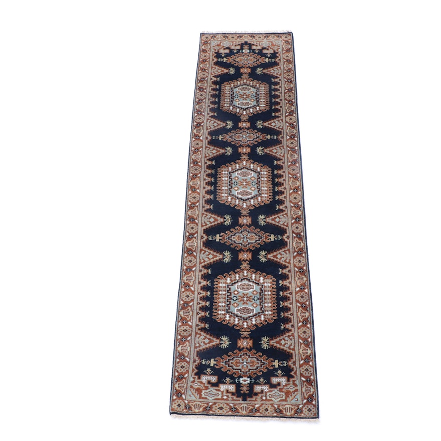 Hand-Knotted Indo-Persian Viss Carpet Runner