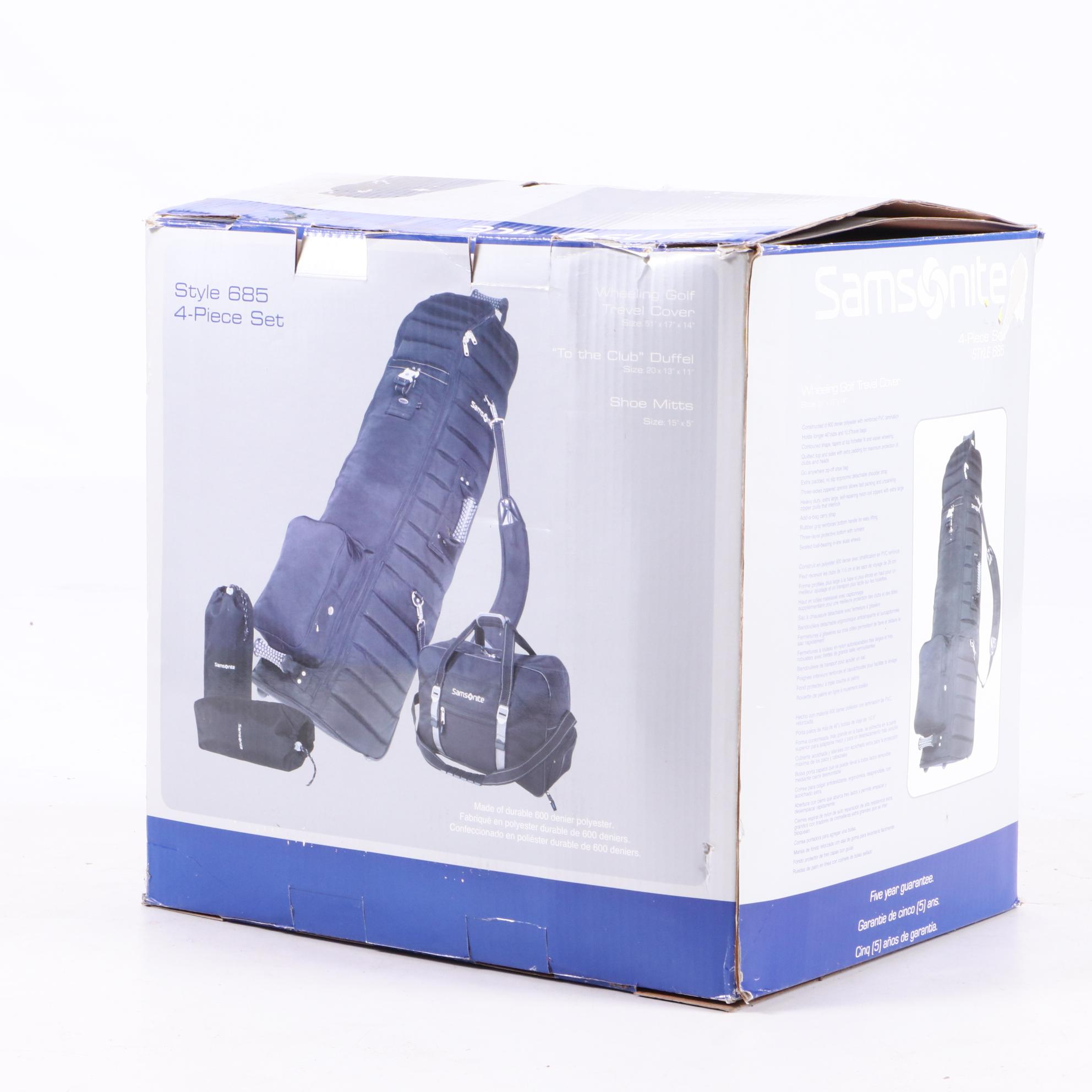 Samsonite Four-Piece Golf Travel Set