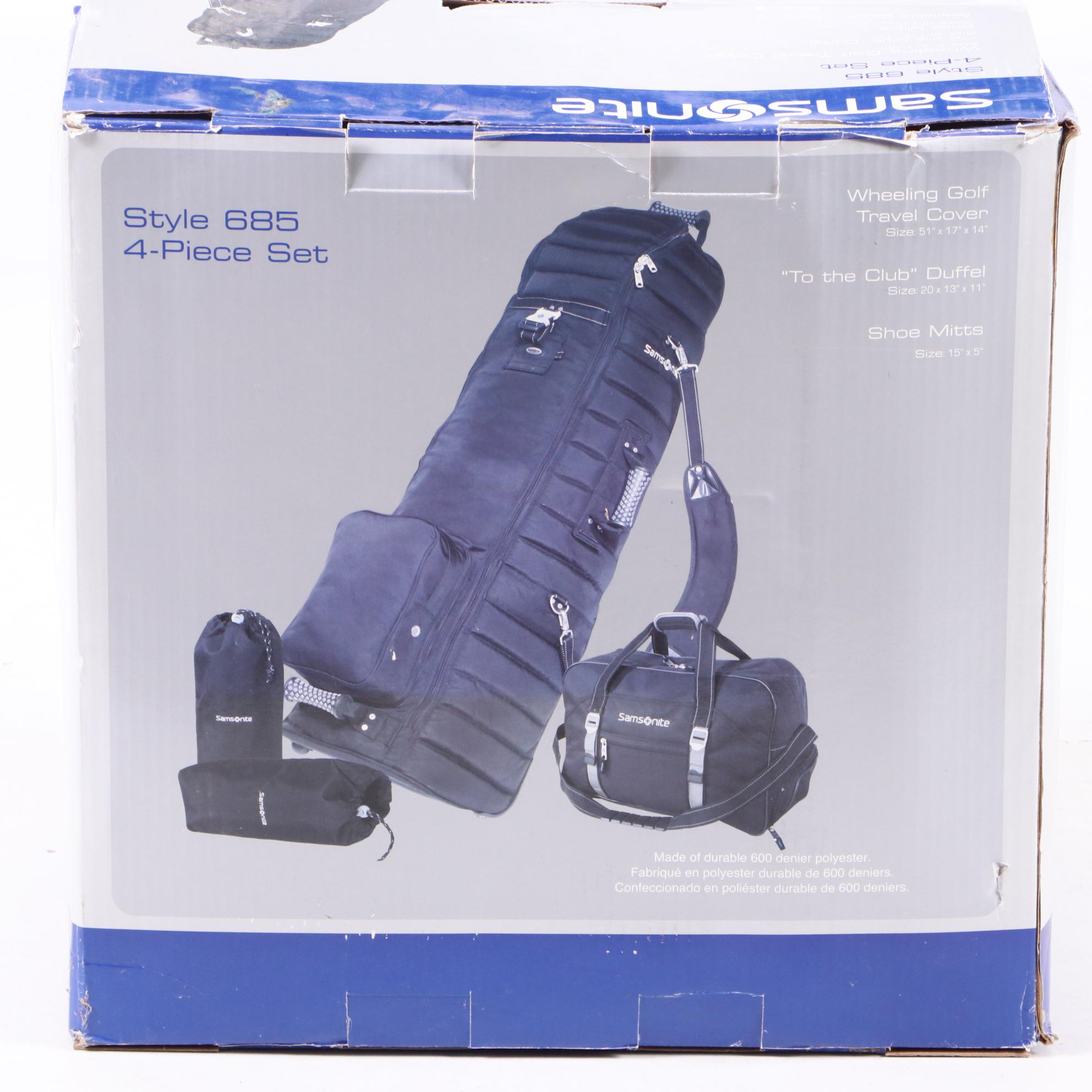 Samsonite Four-Piece Golf Travel Set