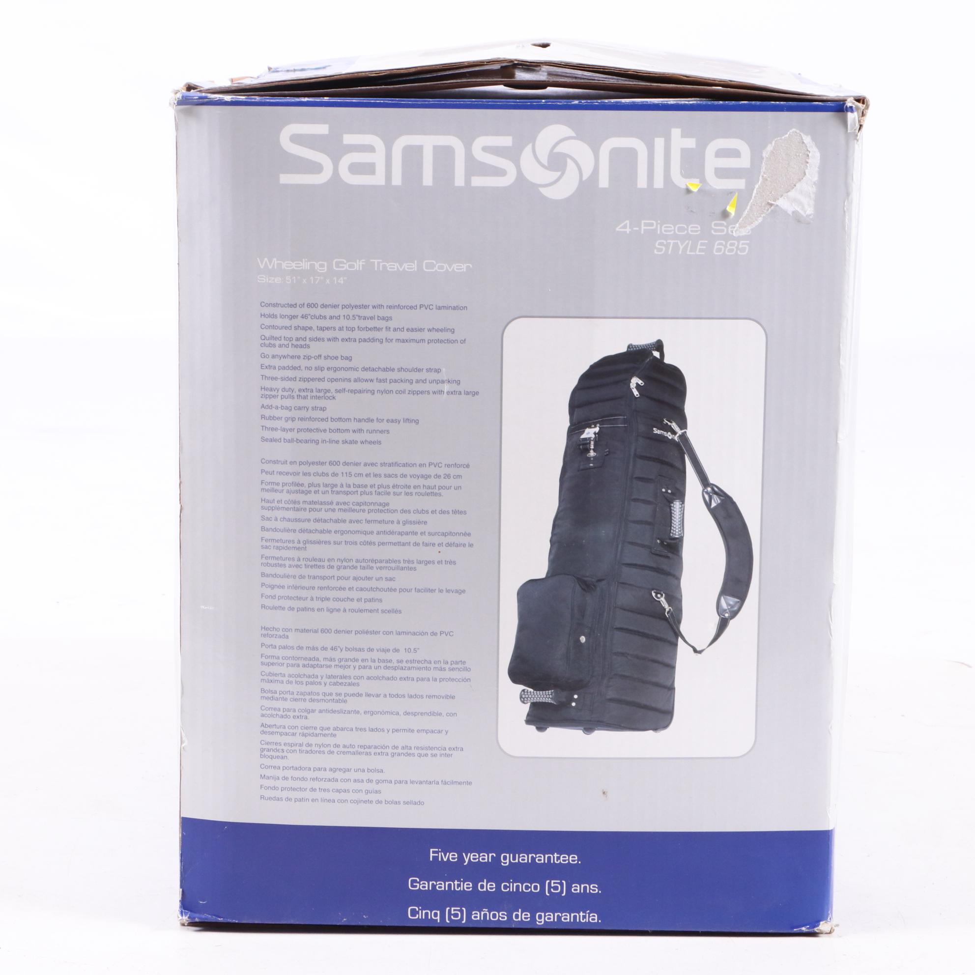 Samsonite Four-Piece Golf Travel Set
