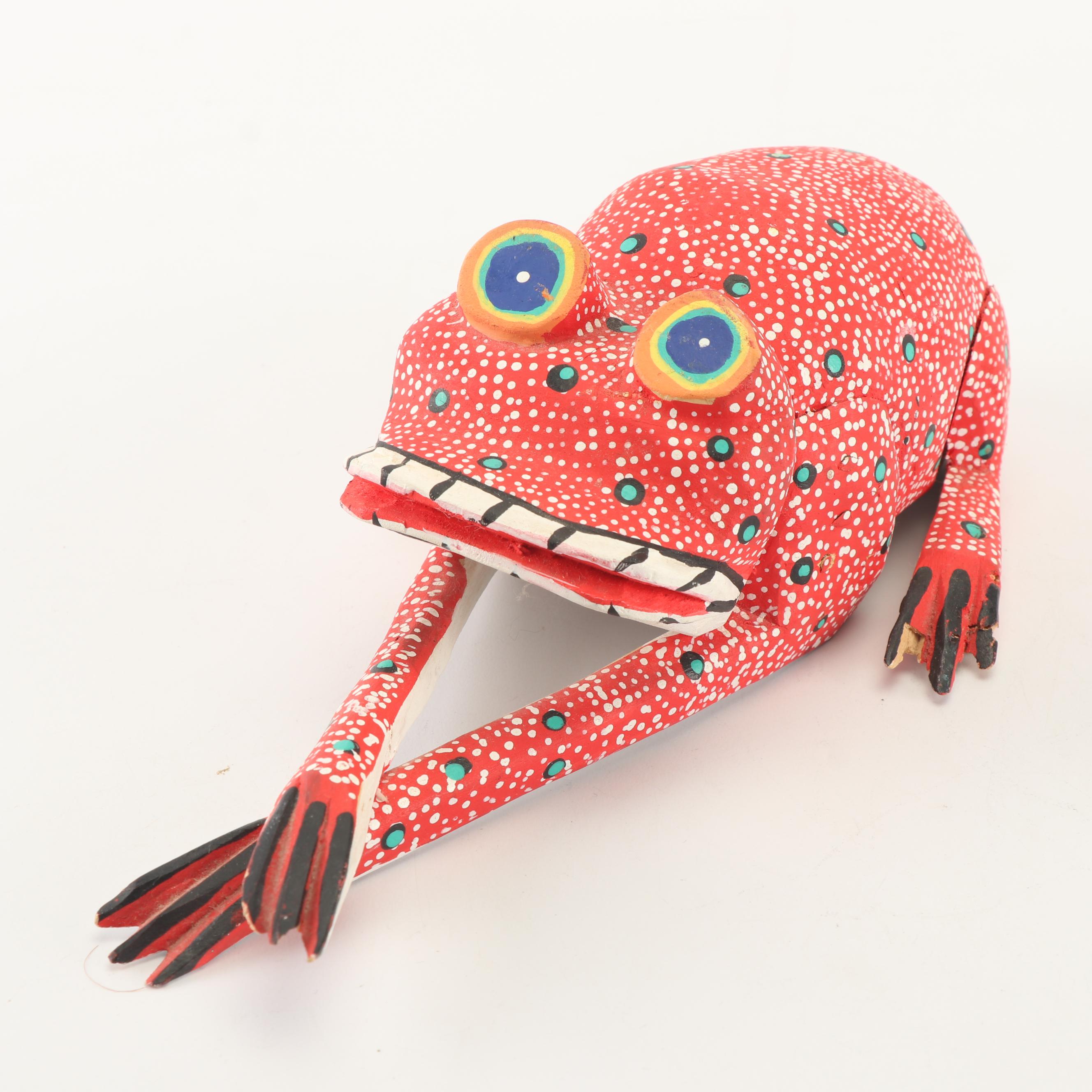 Mexican Folk Art Frog Alebrijes