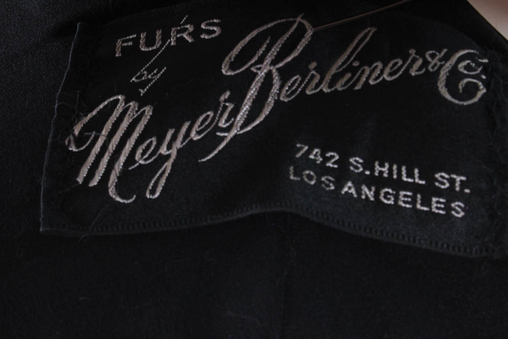 Vintage Silver Fox Fur Stole Wrap