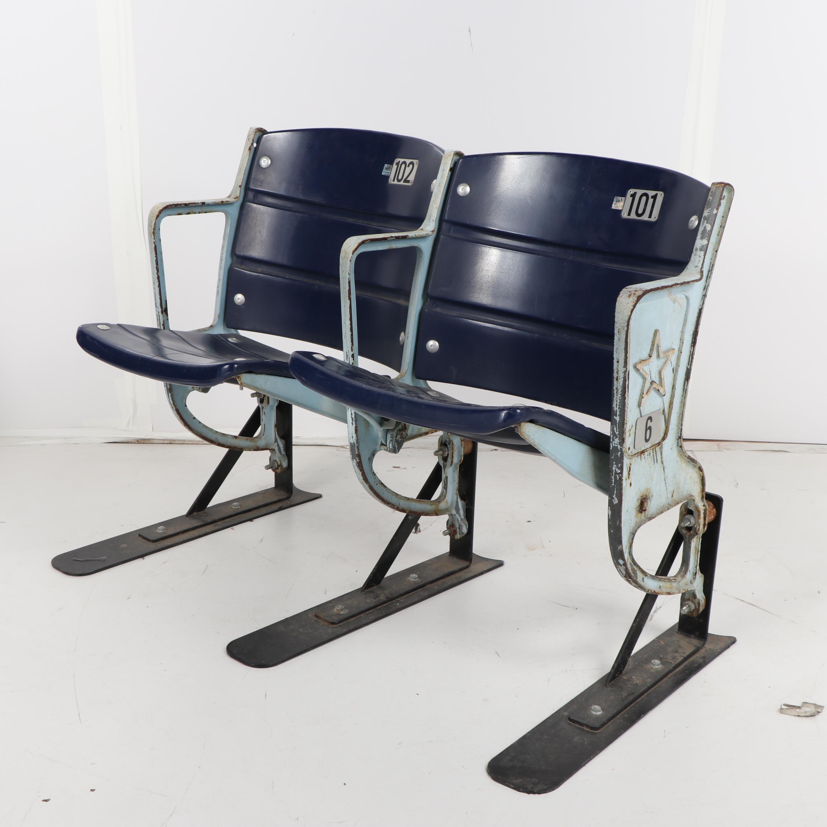 Dallas Cowboys Texas Stadium Seats with Riser, 1971-2009