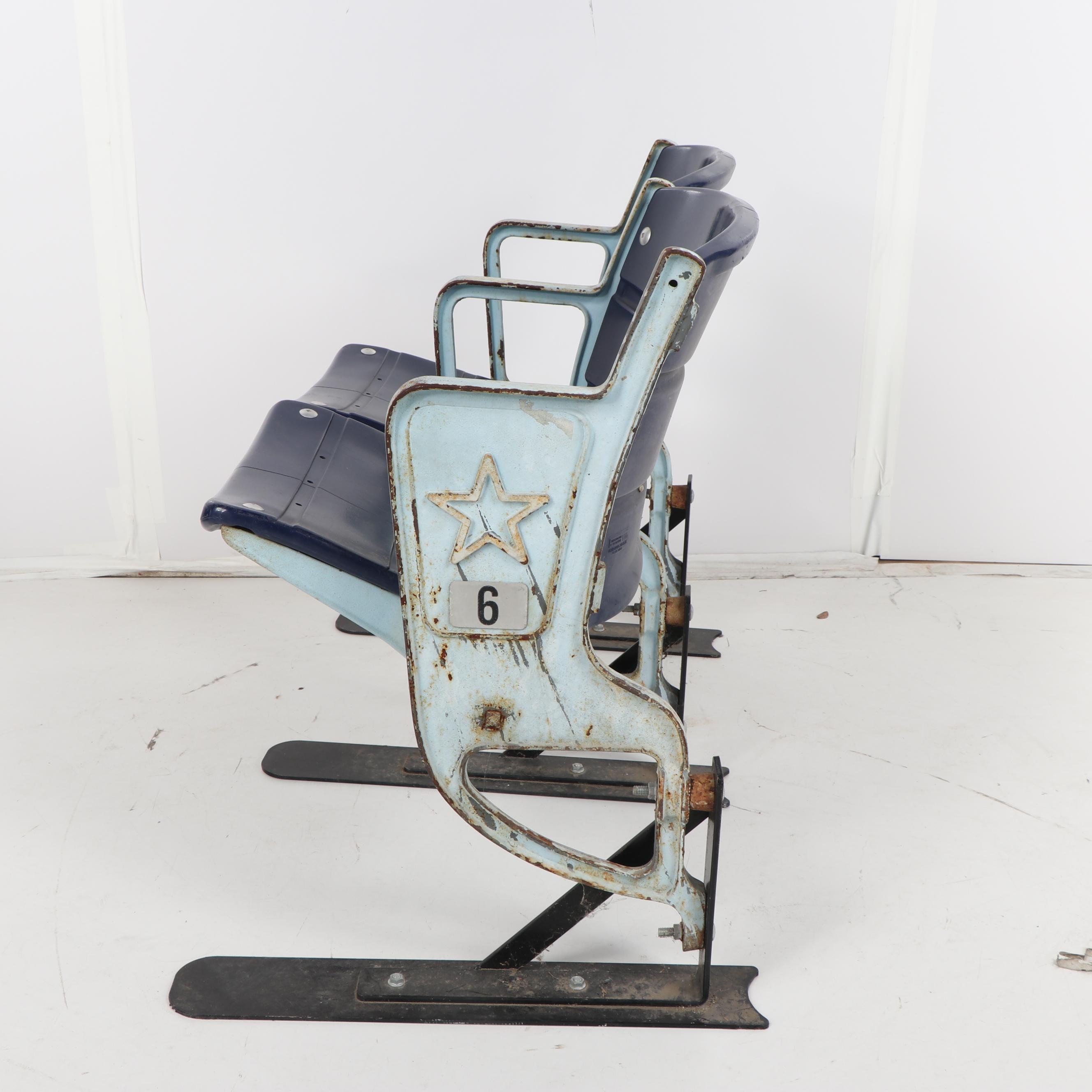 Dallas Cowboys Texas Stadium Seats with Riser, 1971-2009