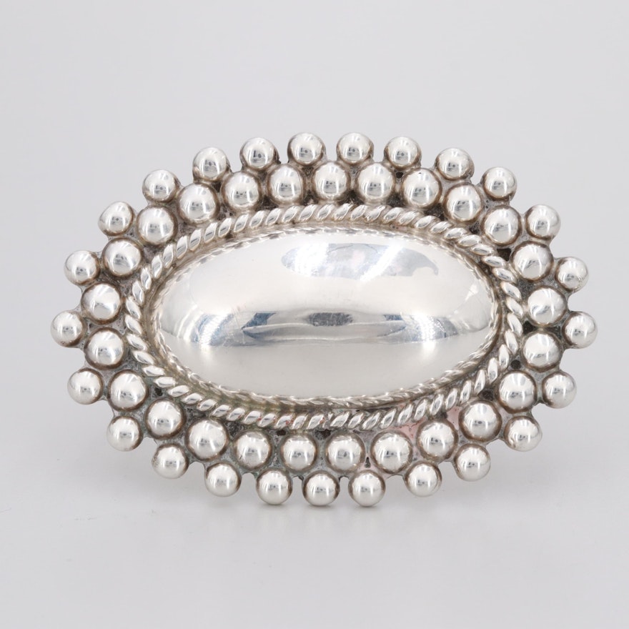 Mexican Sterling Silver Converter Brooch