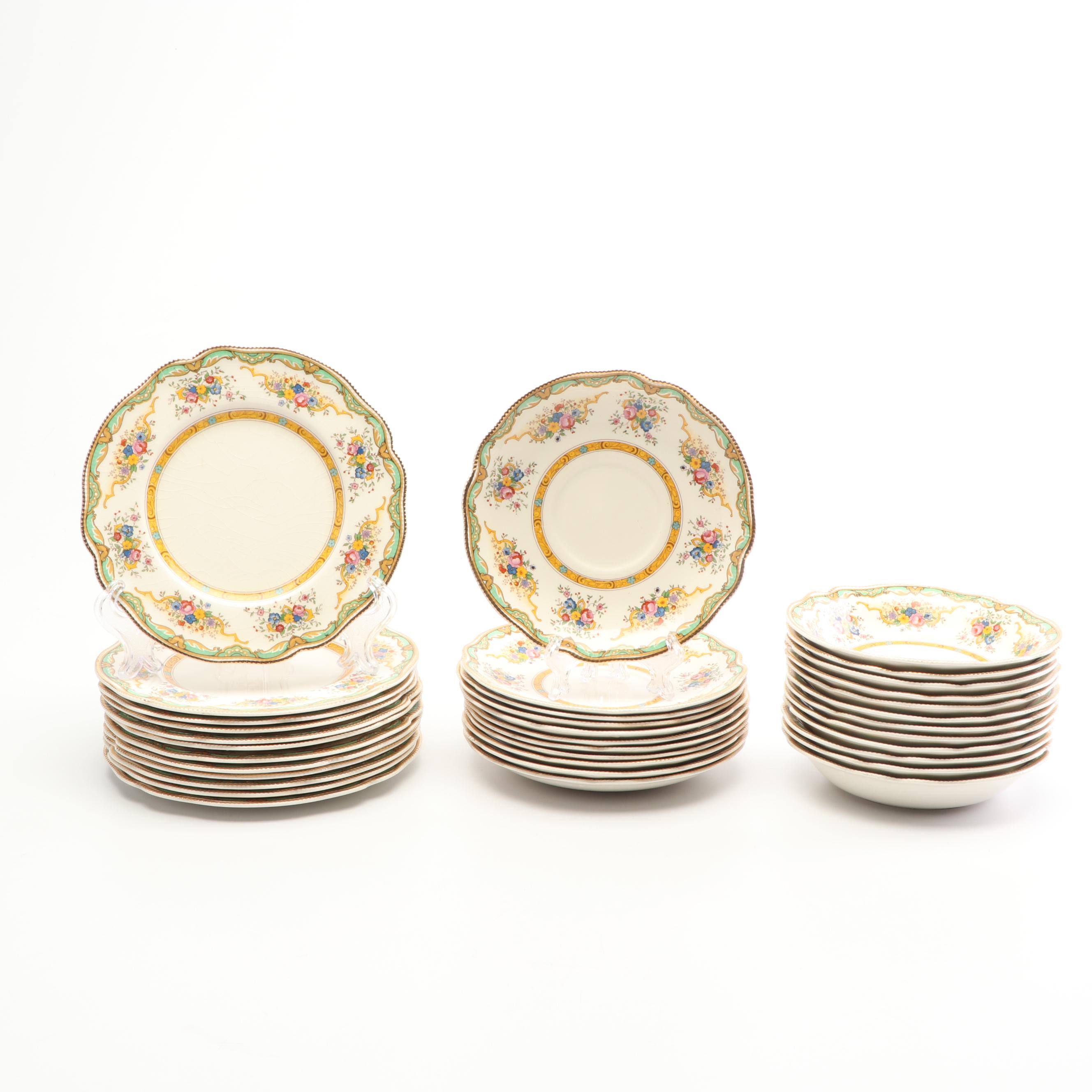 Vintage Johnson Bros. "Ascot" Earthenware Tableware