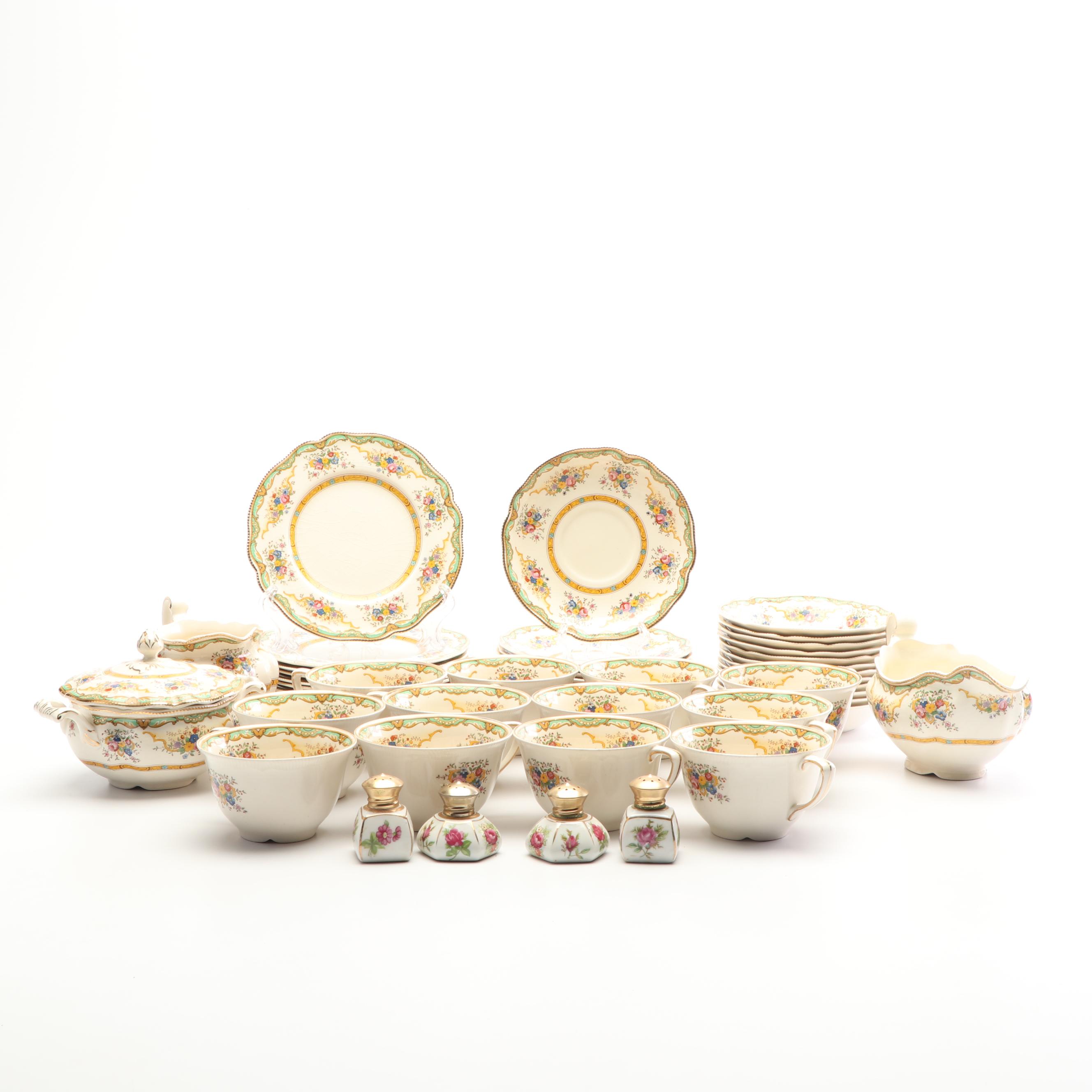 Vintage Johnson Bros. "Ascot" Earthenware Tableware