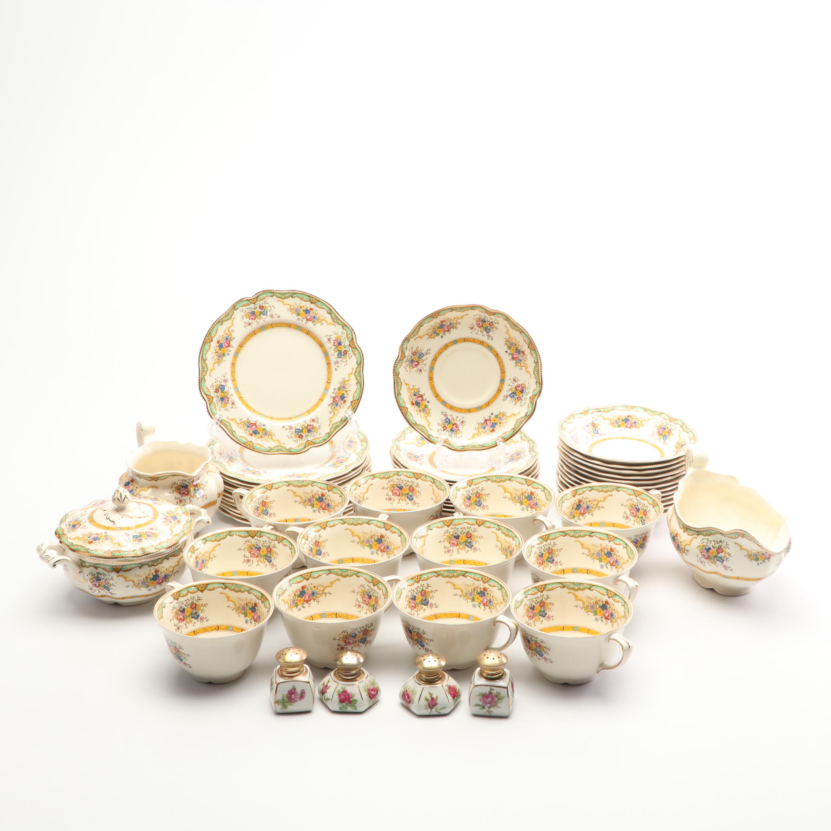 Vintage Johnson Bros. "Ascot" Earthenware Tableware