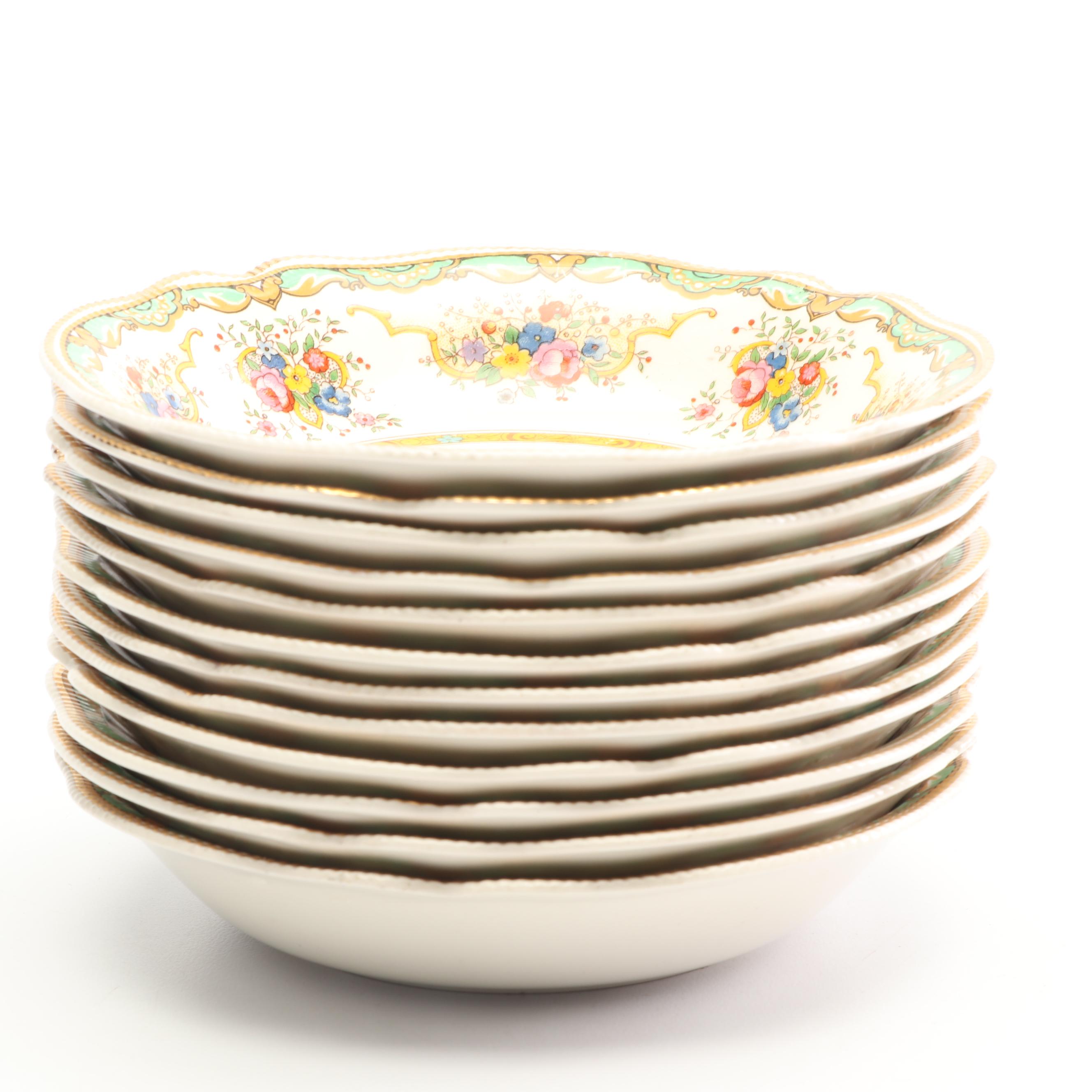 Vintage Johnson Bros. "Ascot" Earthenware Tableware