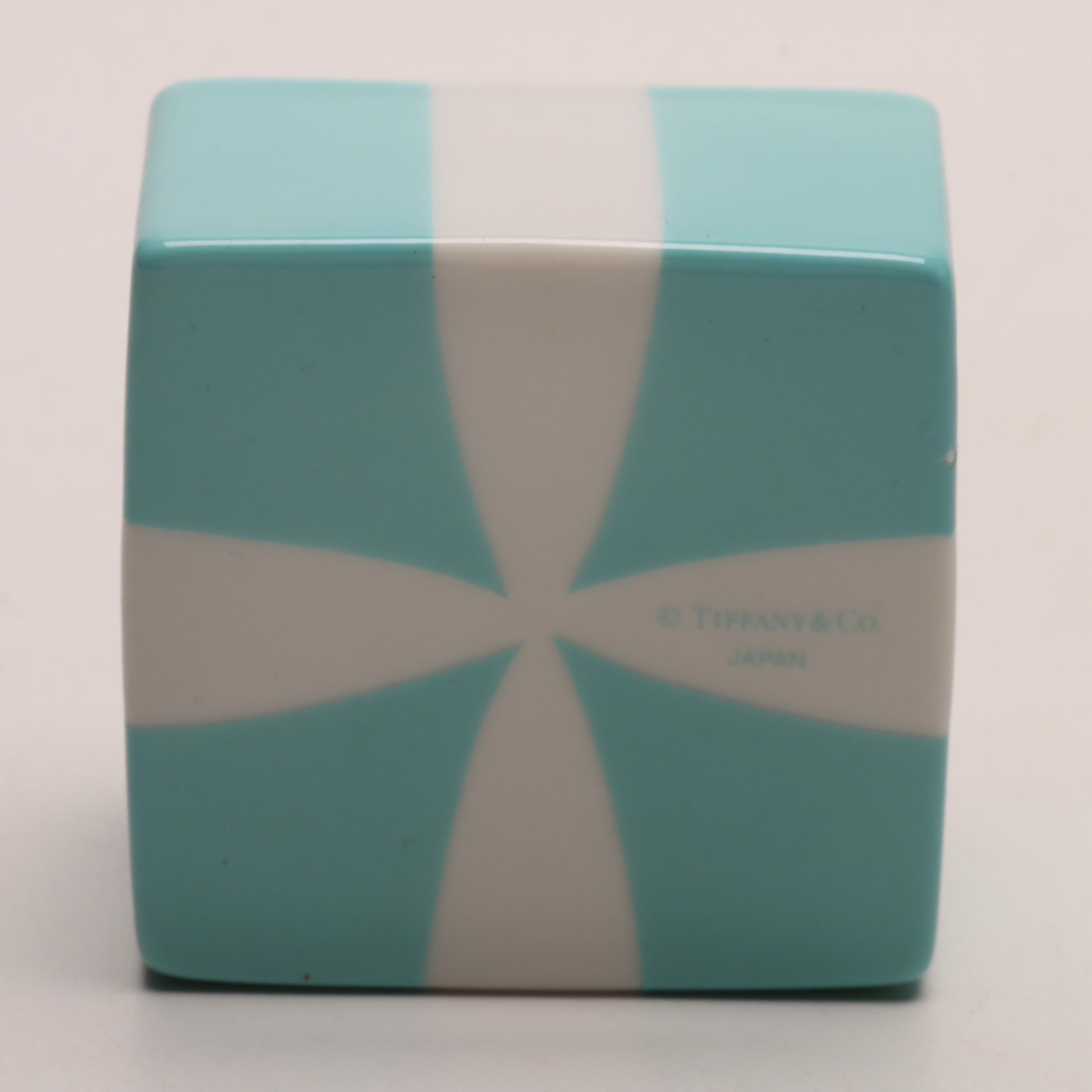 Tiffany & Co. Porcelain Blue Trinket Box