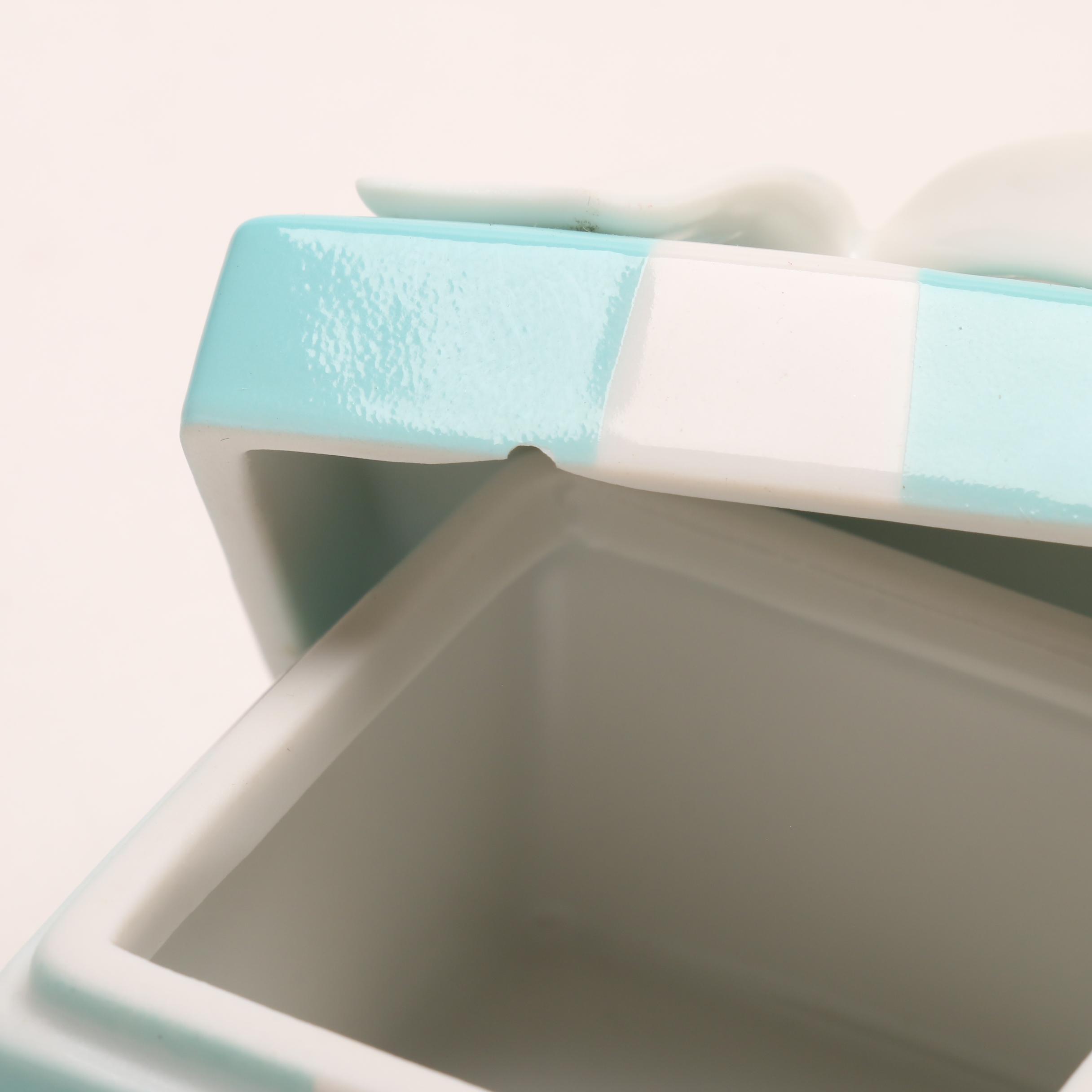 Tiffany & Co. Porcelain Blue Trinket Box