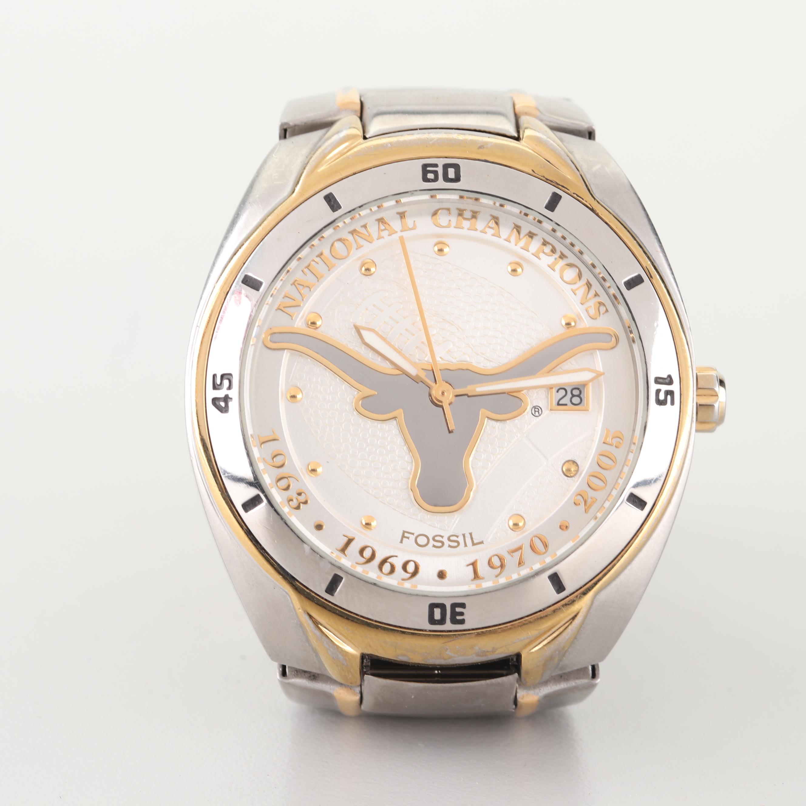 Fossil Limited Edition Texas Longhorns National Champions Watch