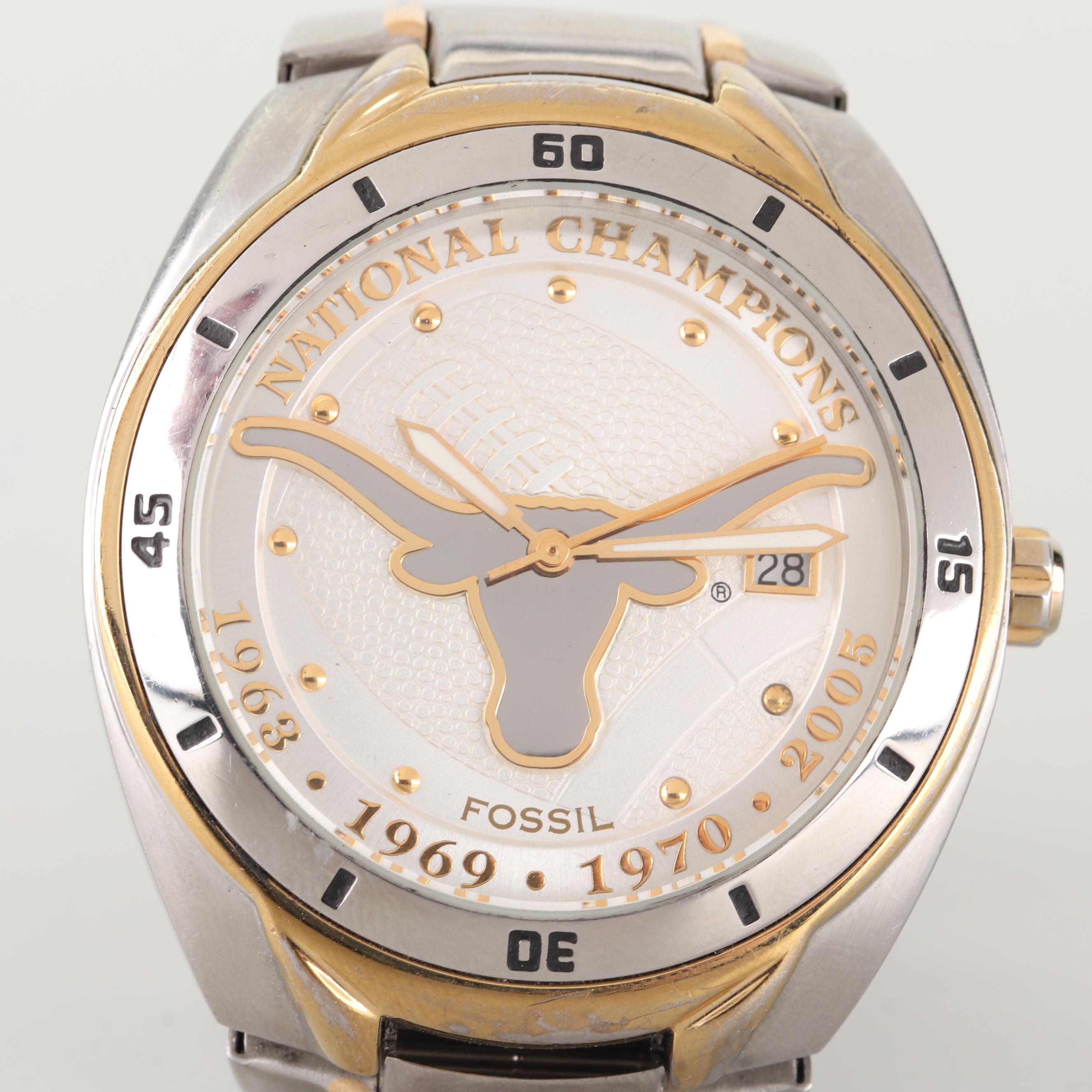 Fossil Limited Edition Texas Longhorns National Champions Watch