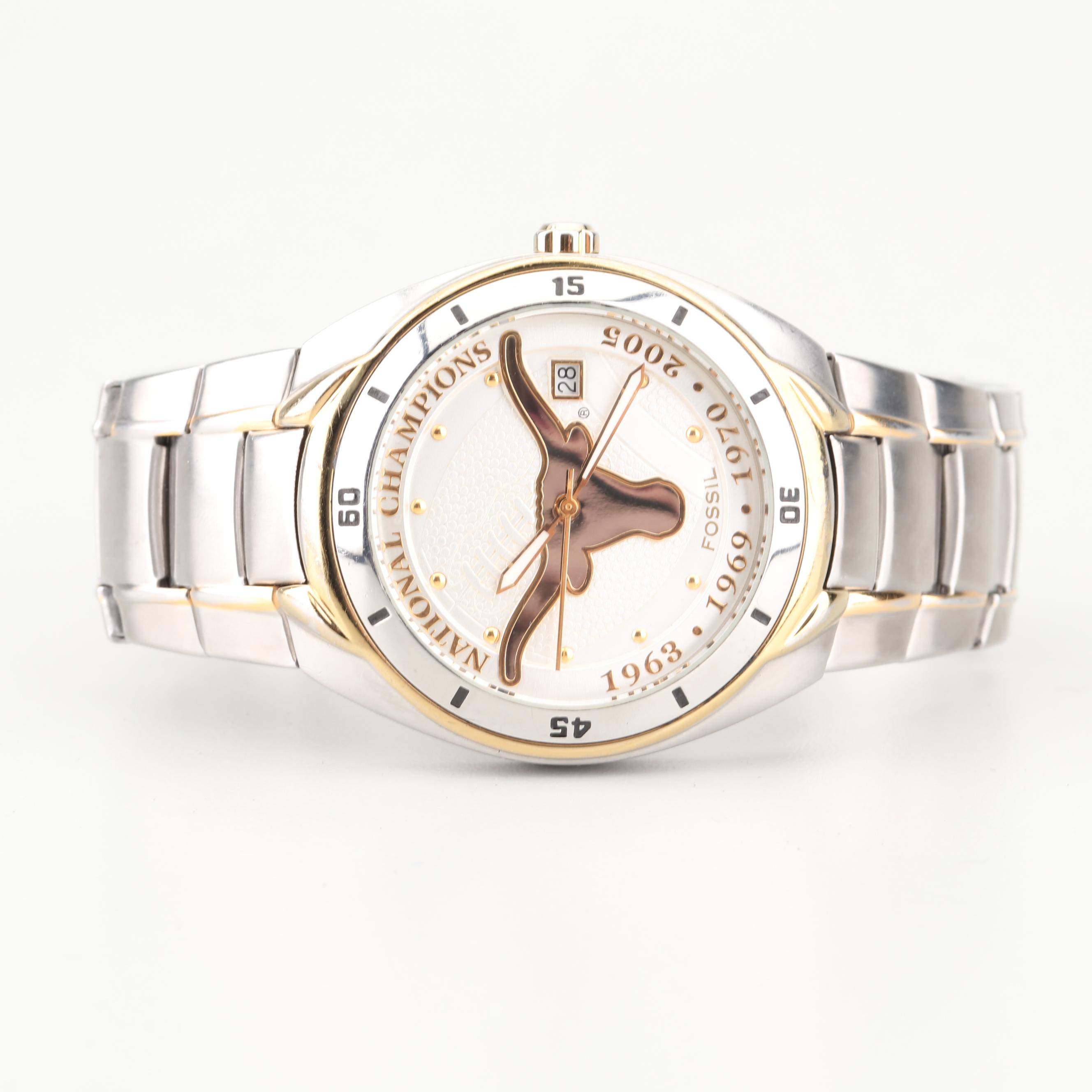 Fossil Limited Edition Texas Longhorns National Champions Watch