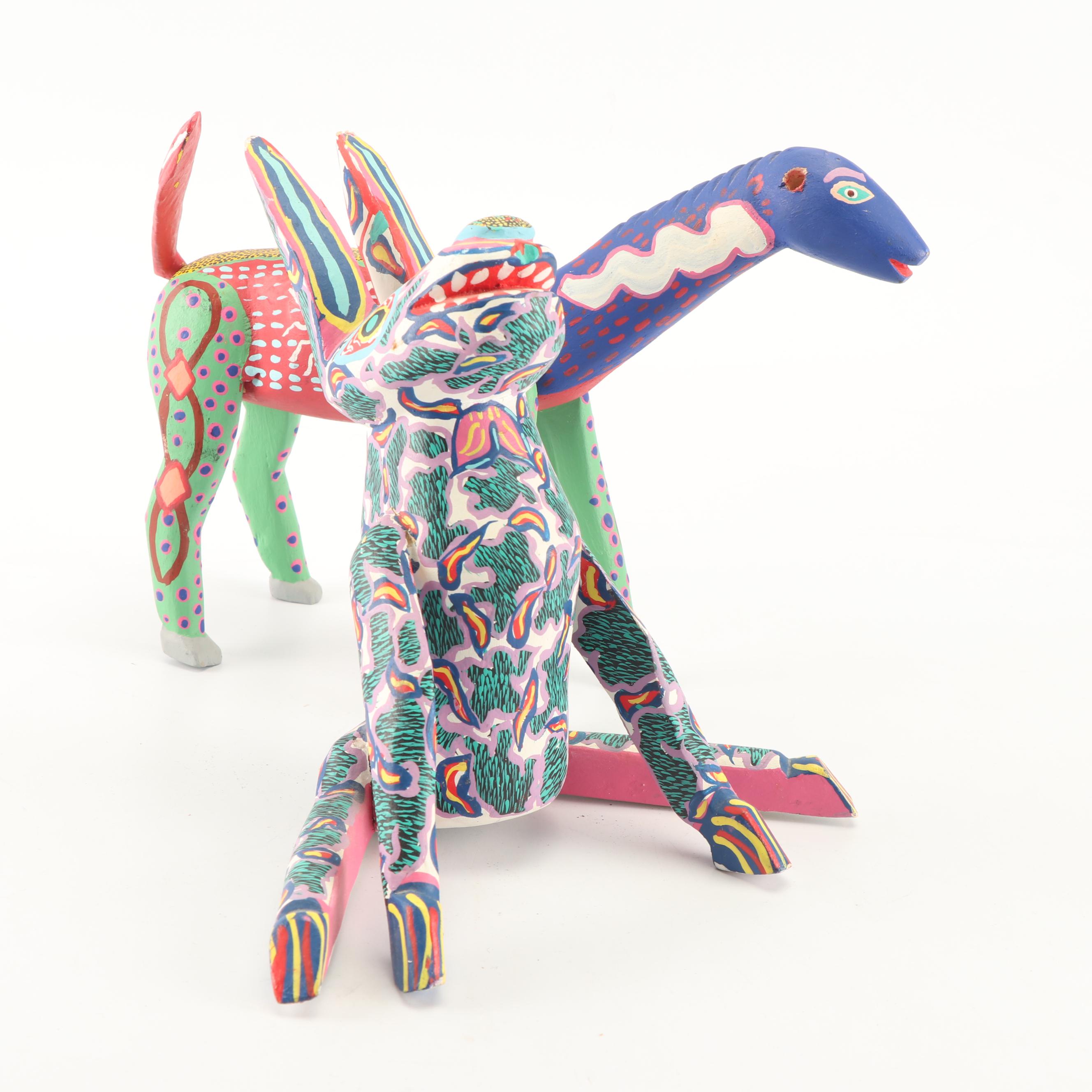 Mexican Folk Art Alebrijes Figurines