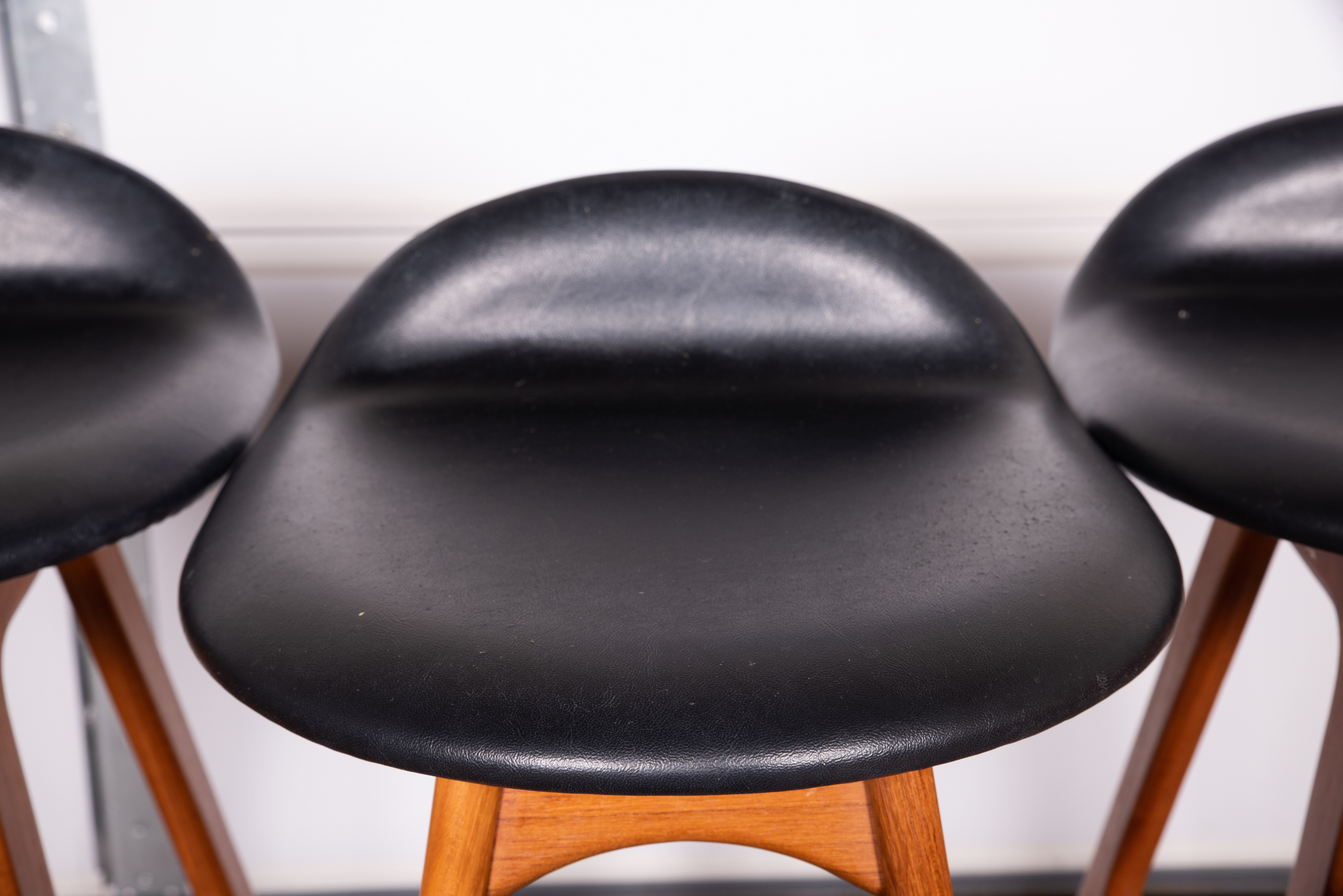 "Model 61" Teak and Rosewood Barstools by Erik Buch for O.D. Møbler A/S, 20th C.