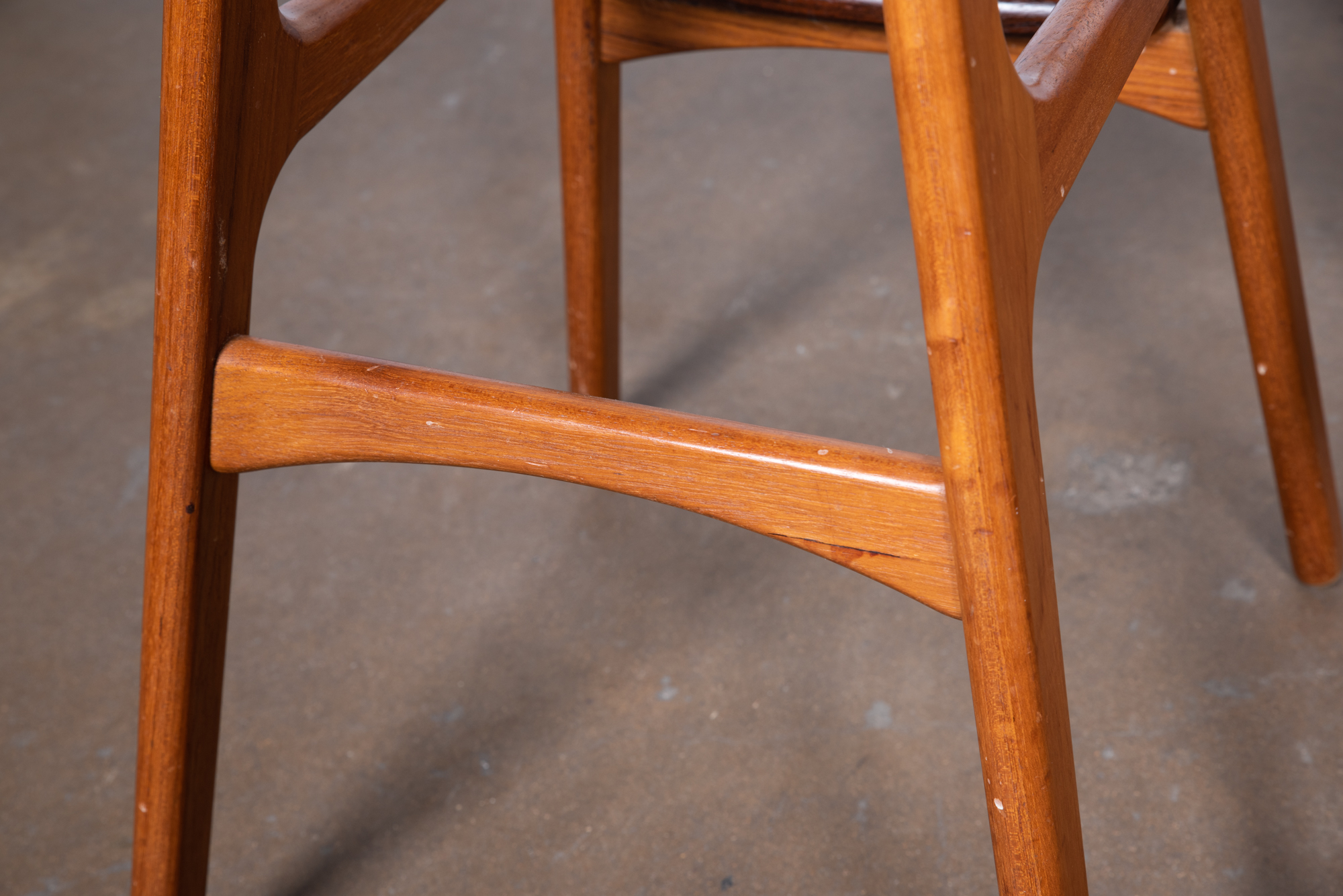"Model 61" Teak and Rosewood Barstools by Erik Buch for O.D. Møbler A/S, 20th C.