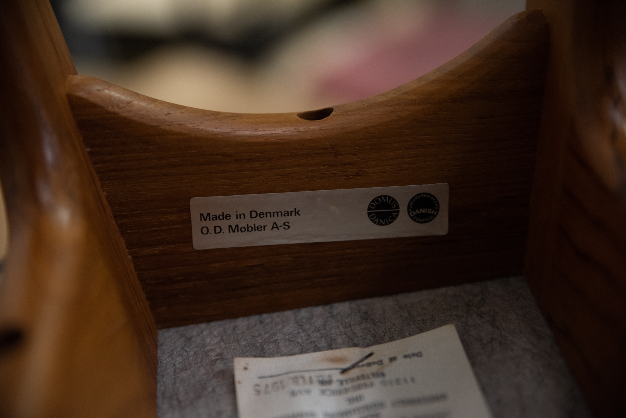 "Model 61" Teak and Rosewood Barstools by Erik Buch for O.D. Møbler A/S, 20th C.