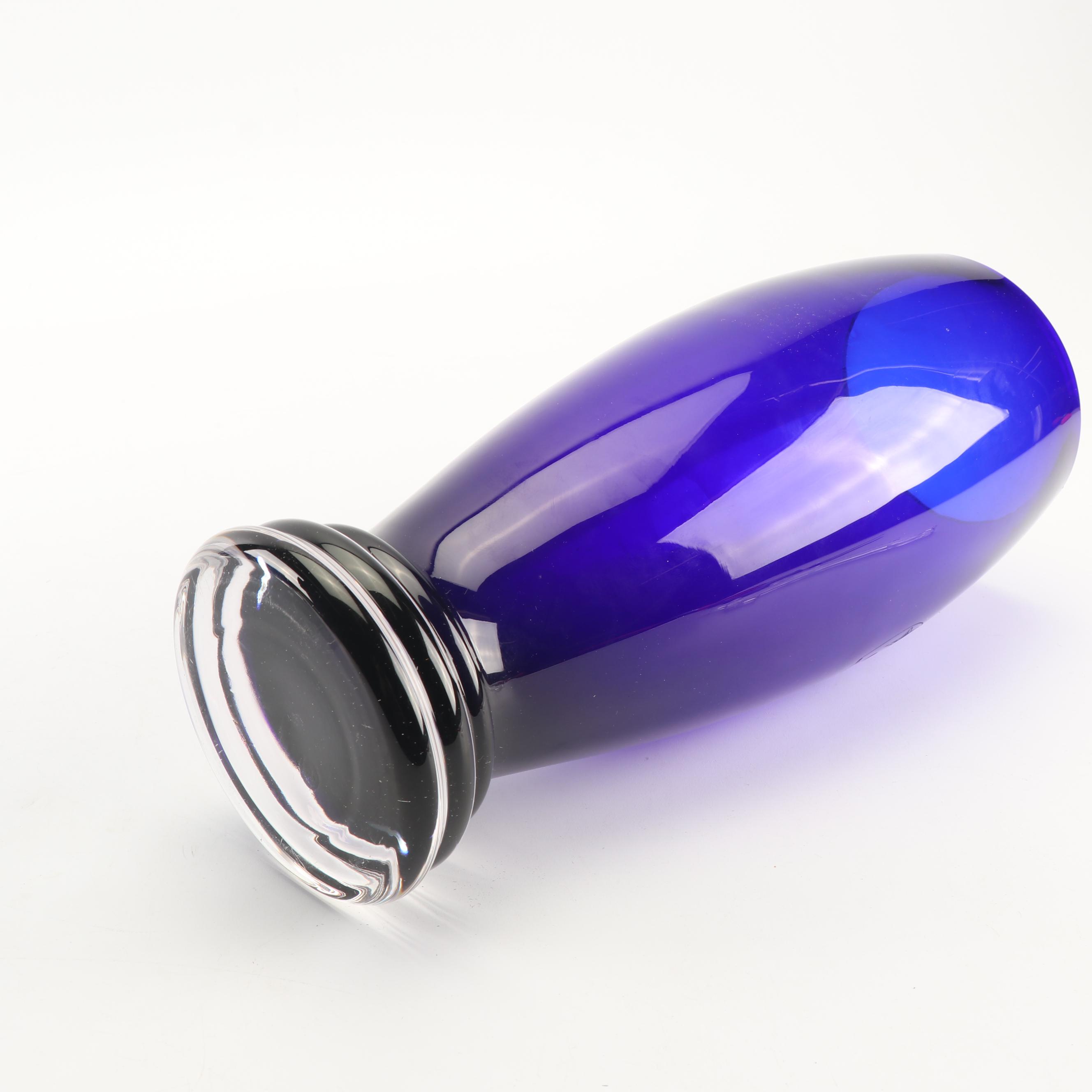 Block Dallas Cowboys Cobalt Glass Mugs and Vase