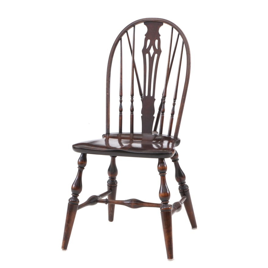 Windsor Style Side Chair in Mahogany