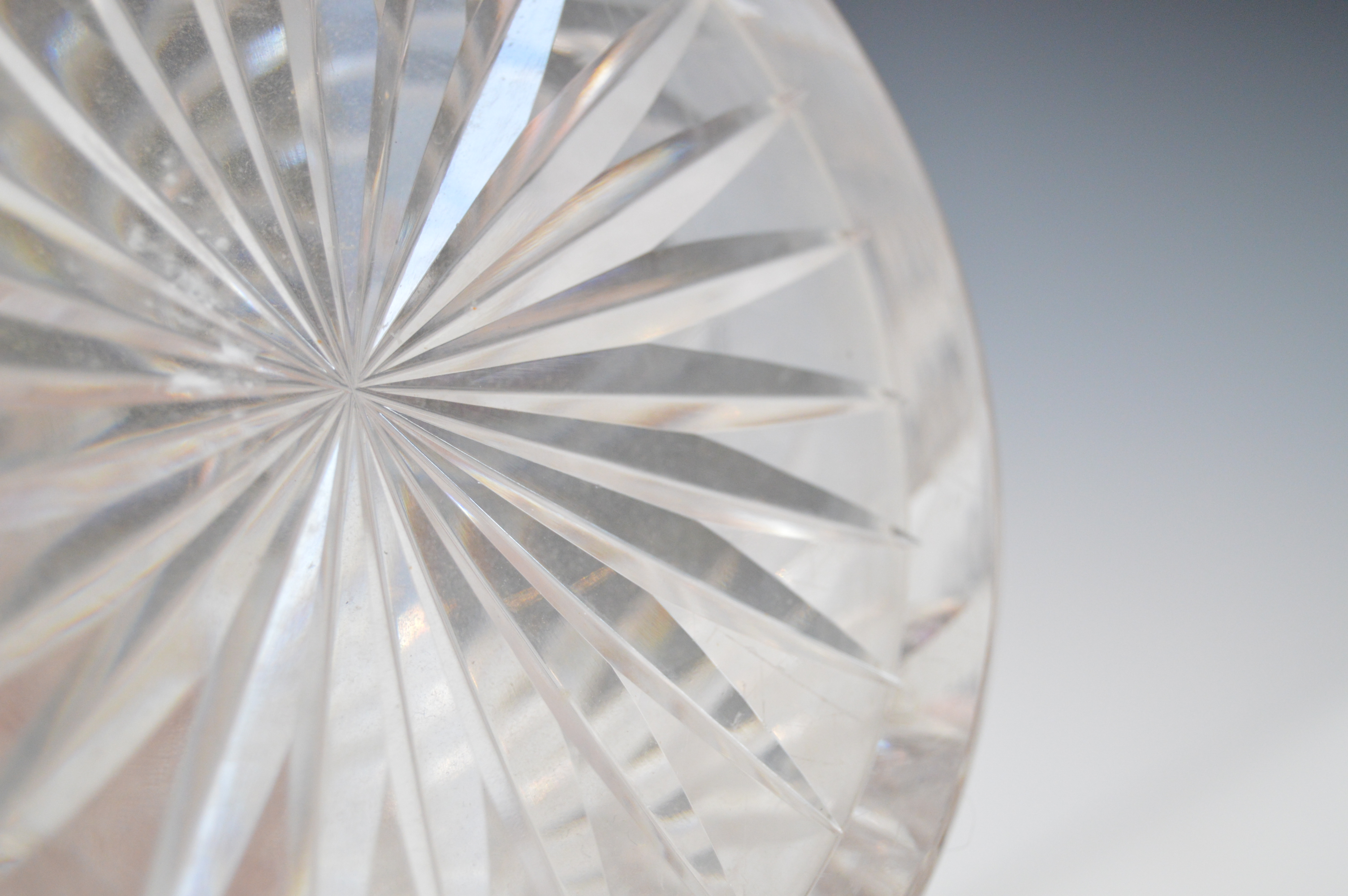 Tiffany & Co. Cut Crystal and Sterling Silver Water Pitcher