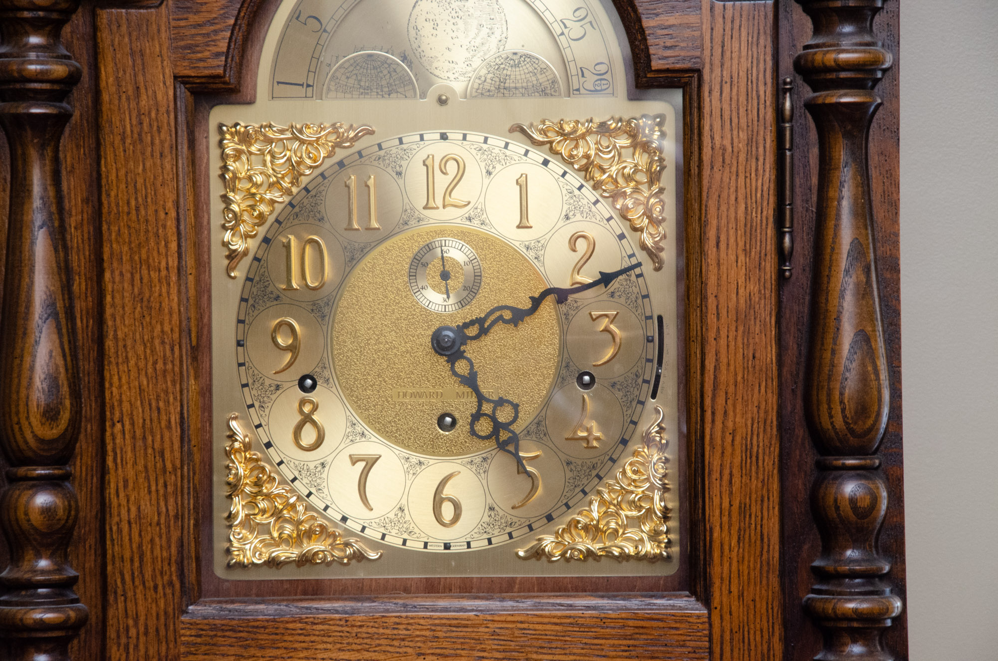 Howard Miller Oak Grandfather Clock