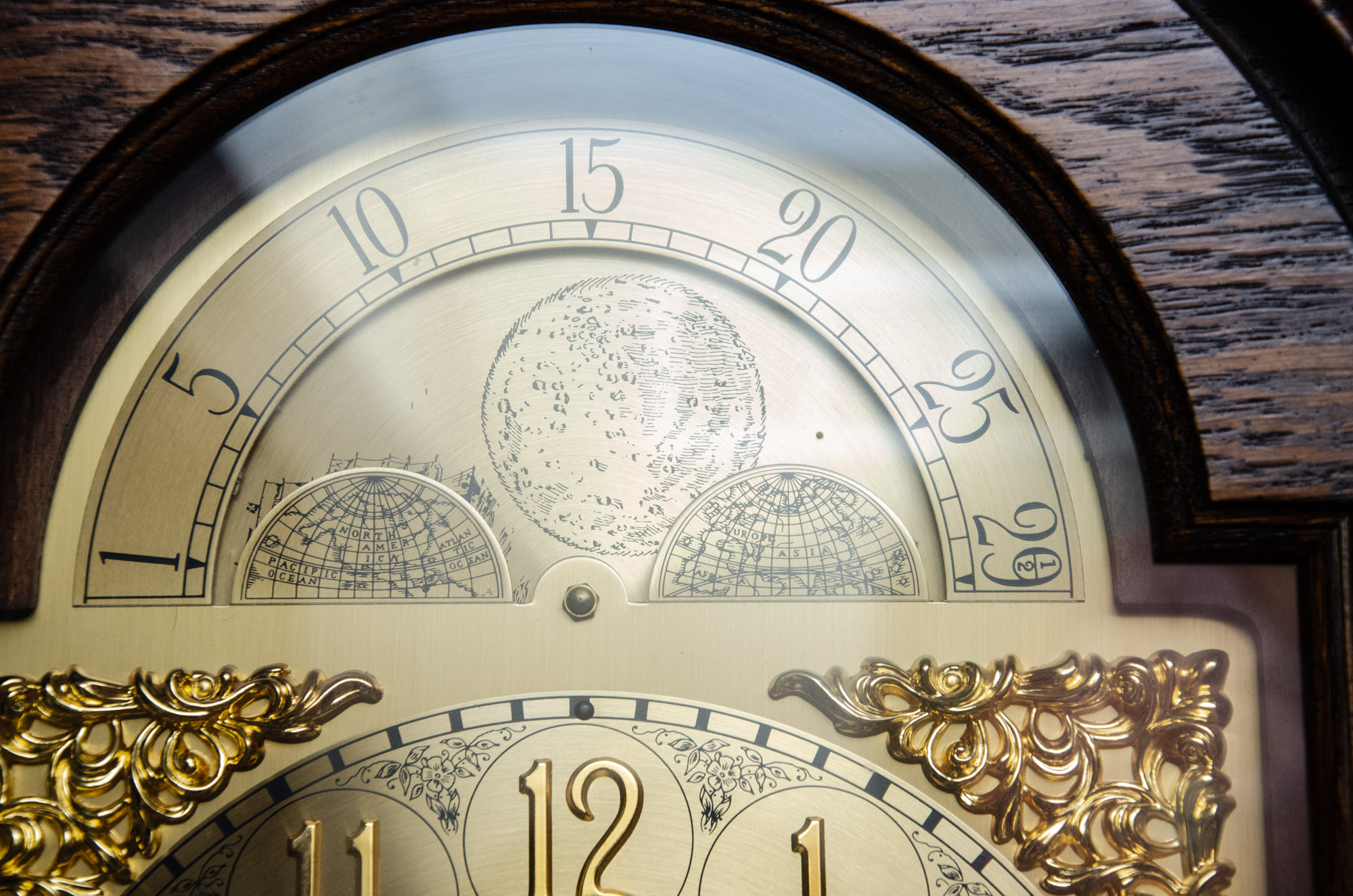 Howard Miller Oak Grandfather Clock