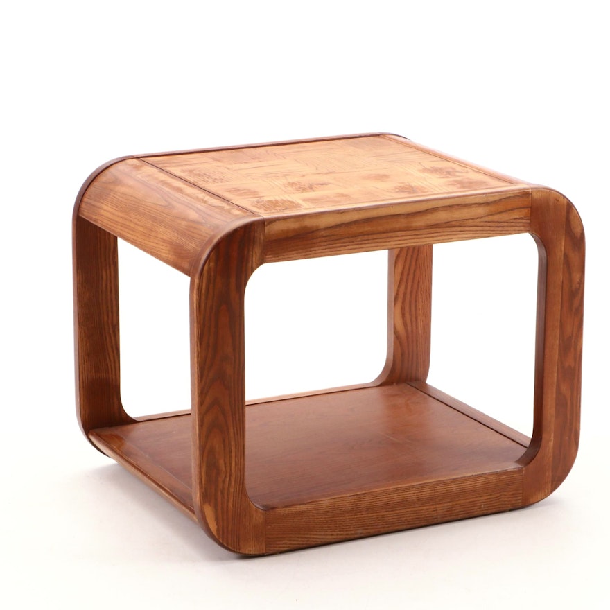 Contemporary Oak Side Table