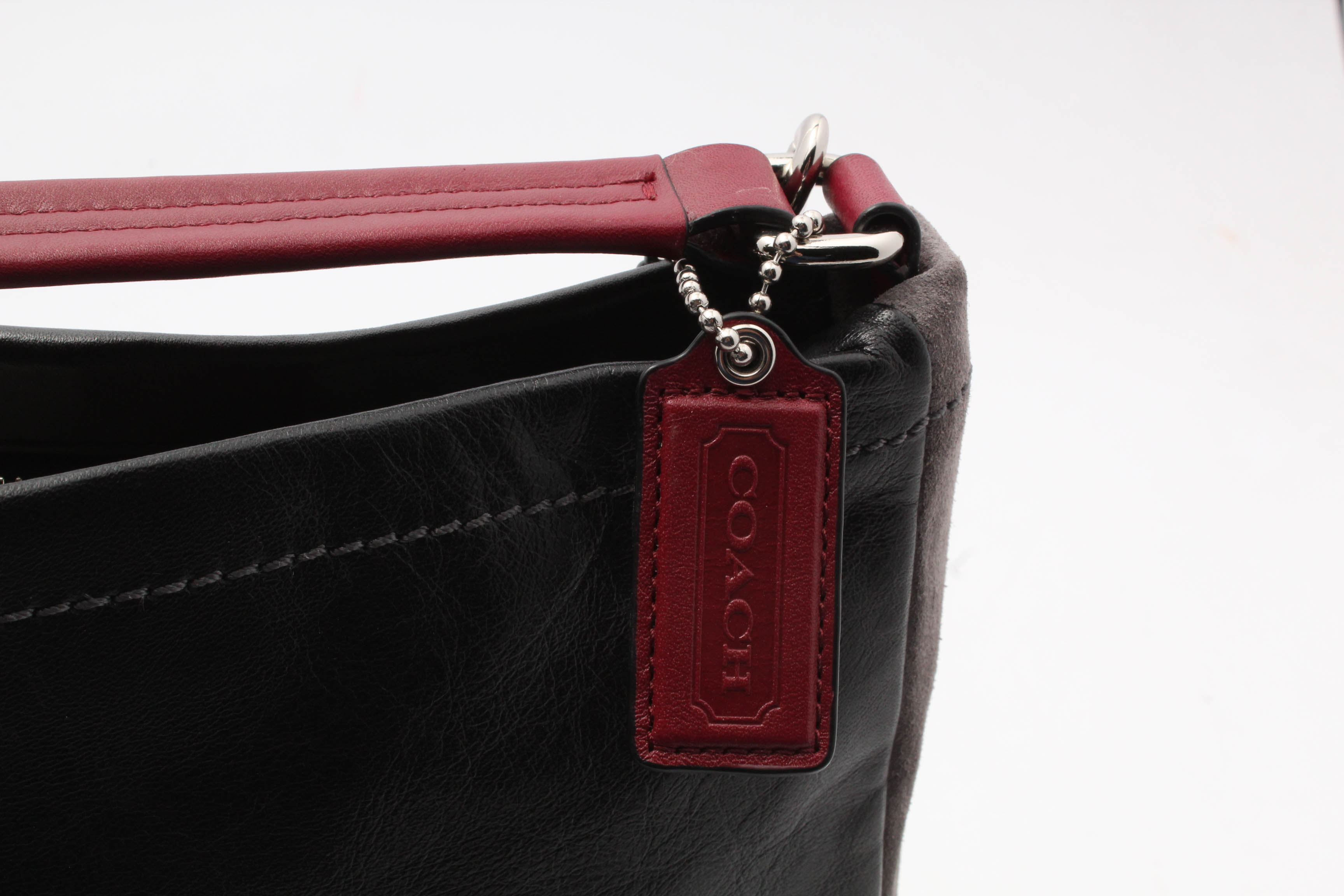 Coach Park Quilted Color Block Leather Hobo Handbag