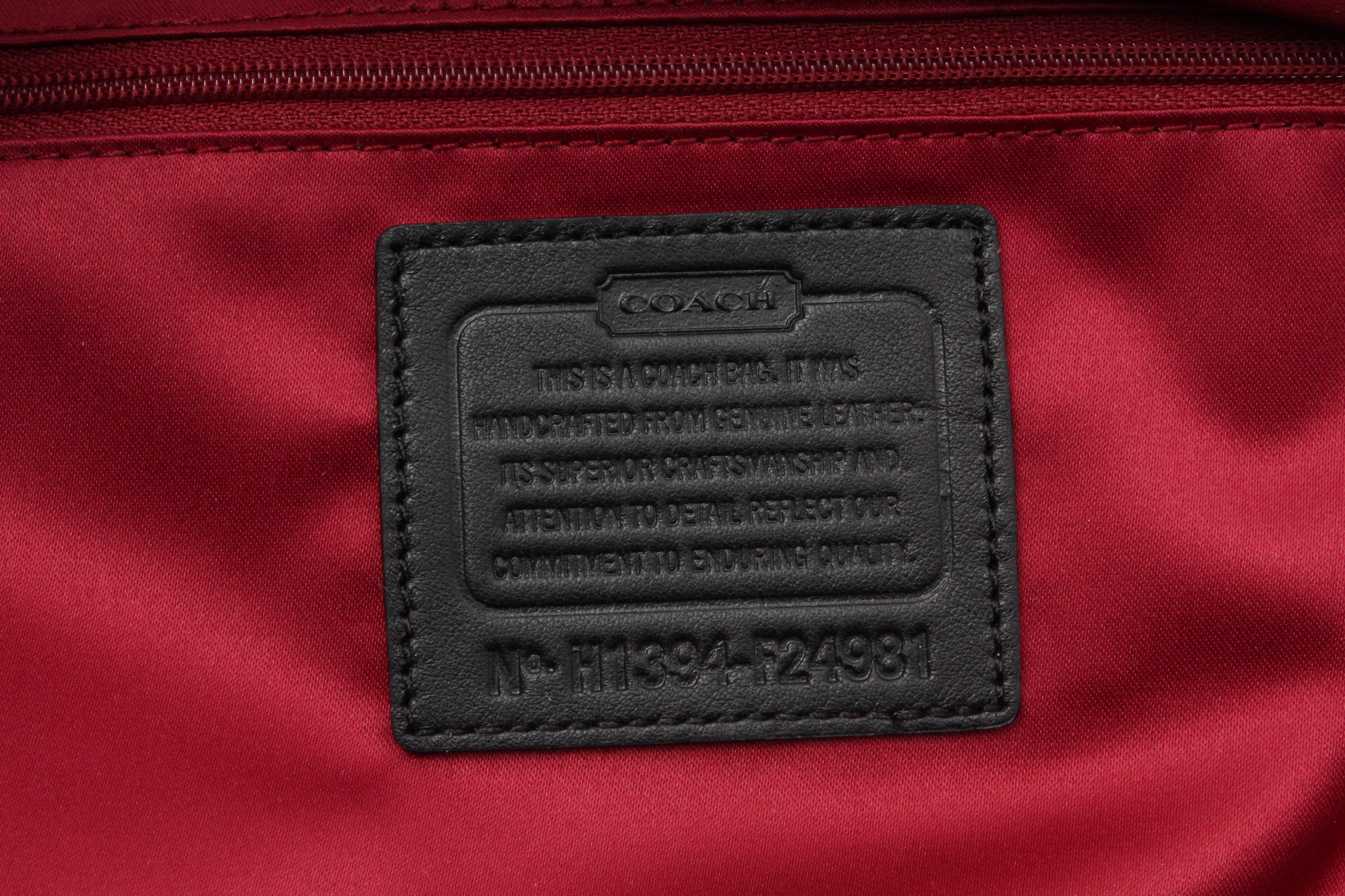 Coach Park Quilted Color Block Leather Hobo Handbag