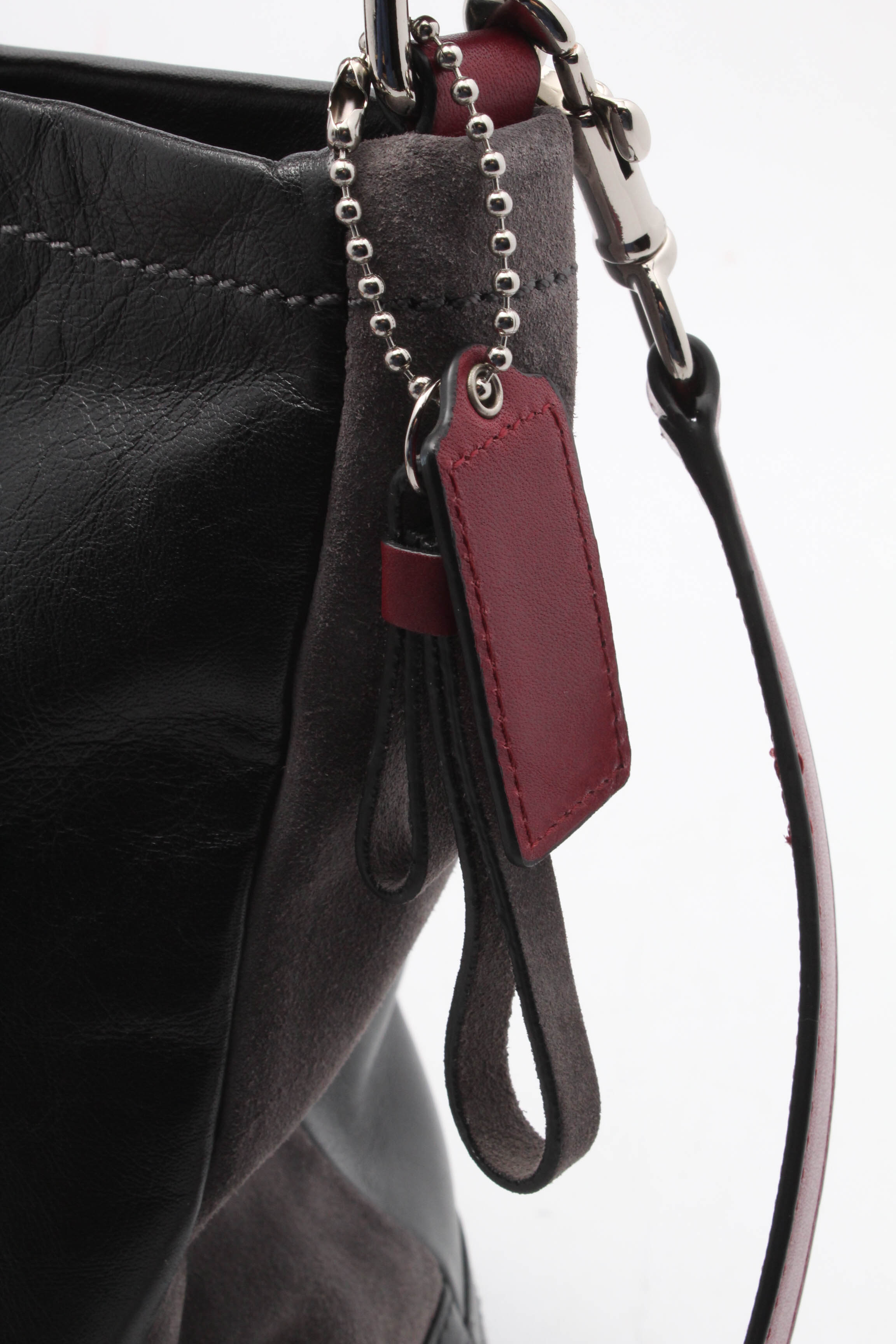 Coach Park Quilted Color Block Leather Hobo Handbag