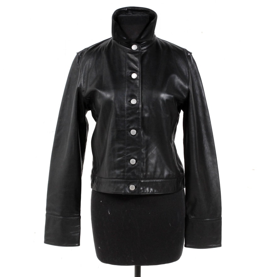 Women's Banana Republic Black Leather Jacket