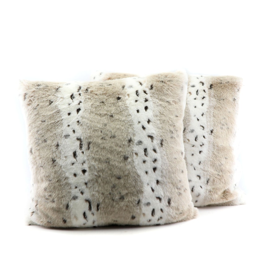 Decorative Faux Fur Throw Pillows